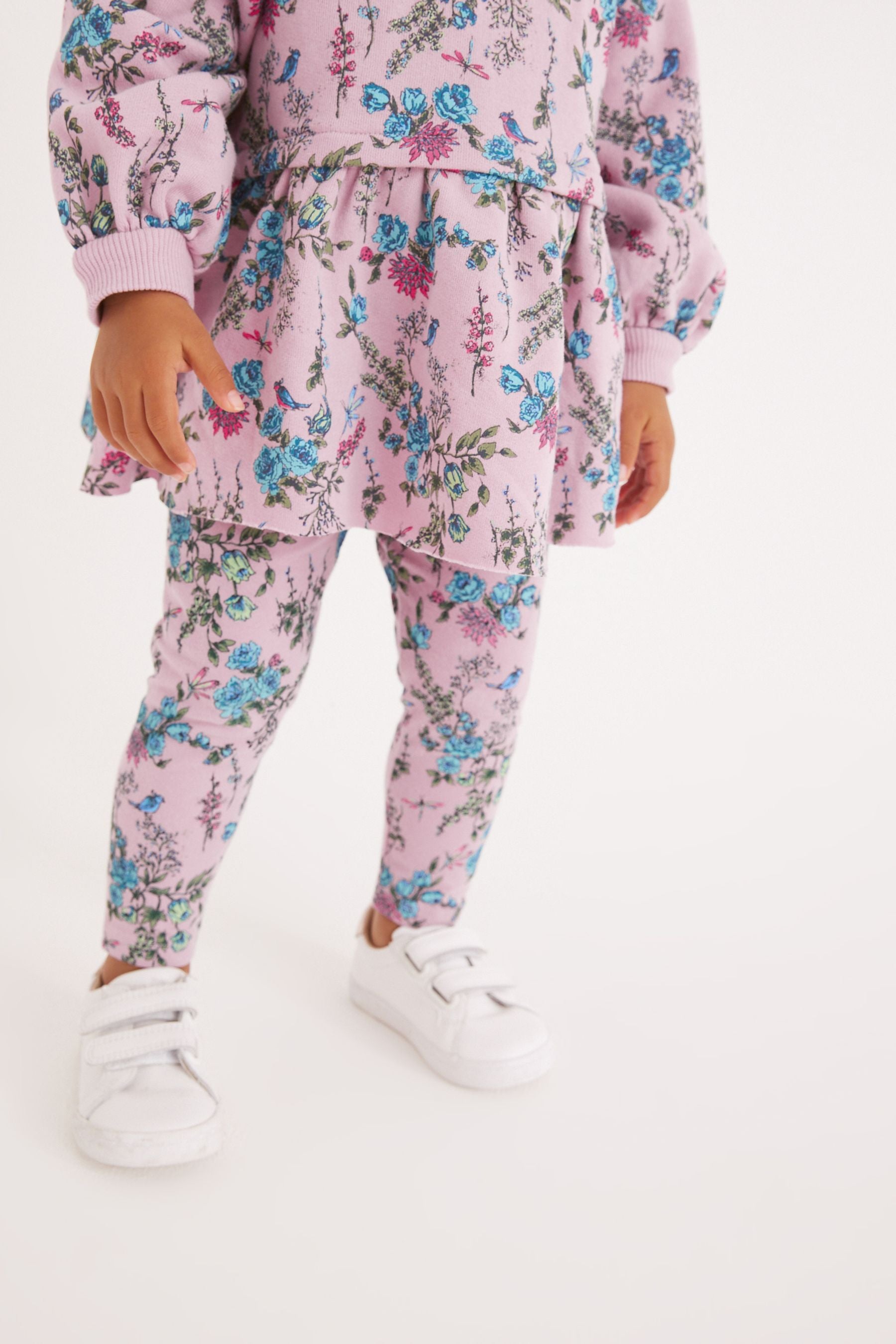 Lilac Floral Joggers (3mths-7yrs)