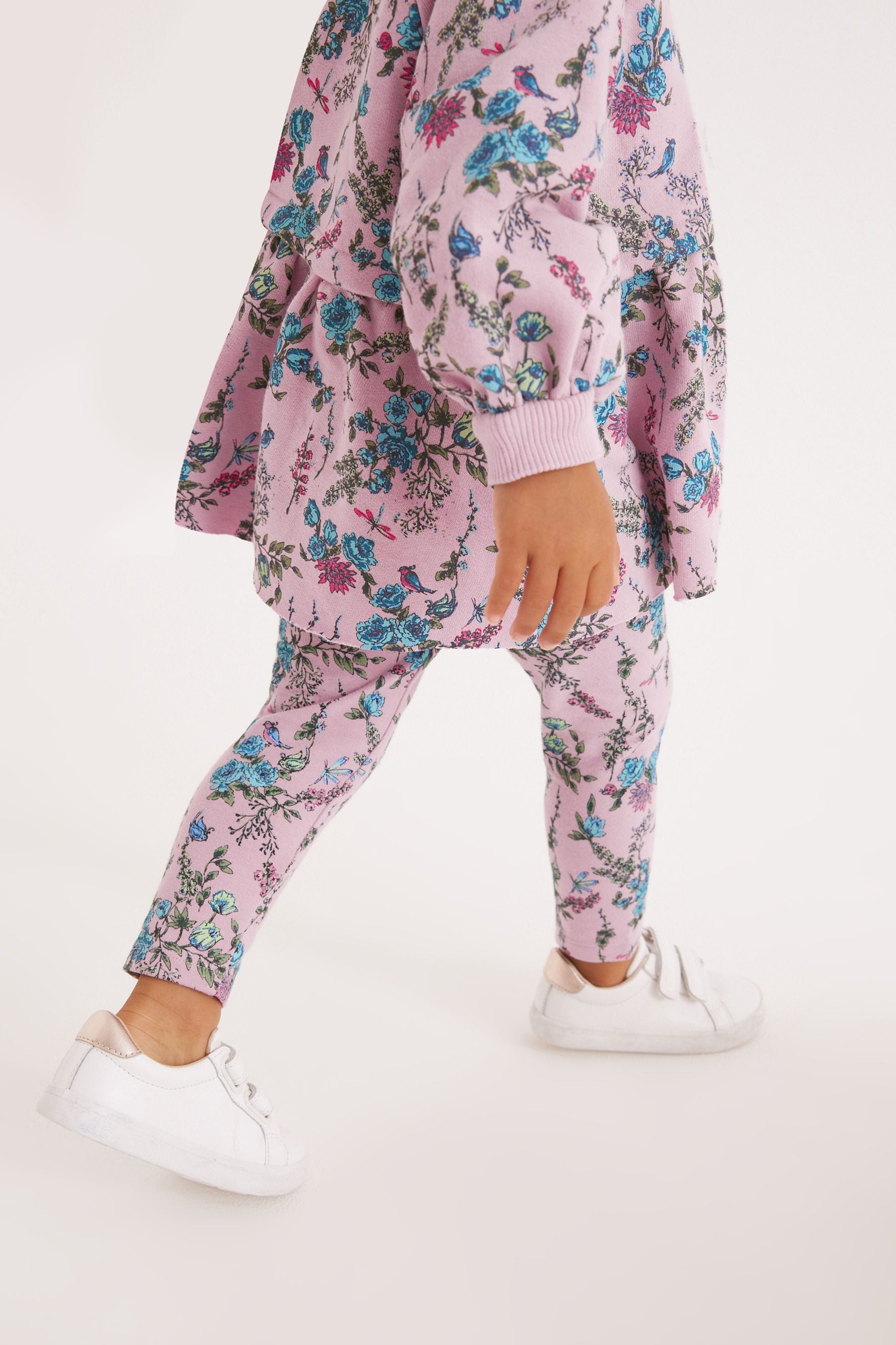 Lilac Floral Joggers (3mths-7yrs)