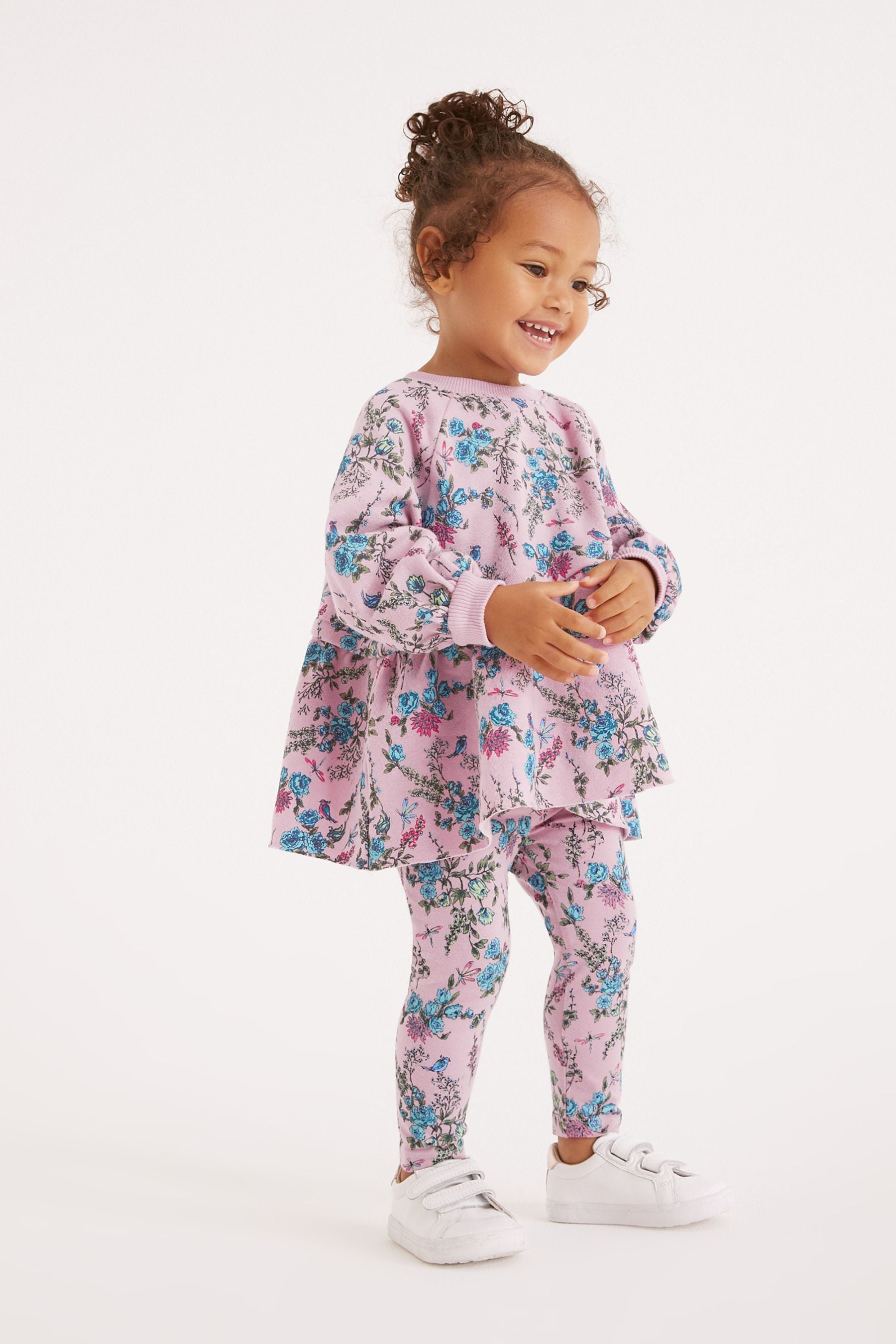 Lilac Floral Joggers (3mths-7yrs)