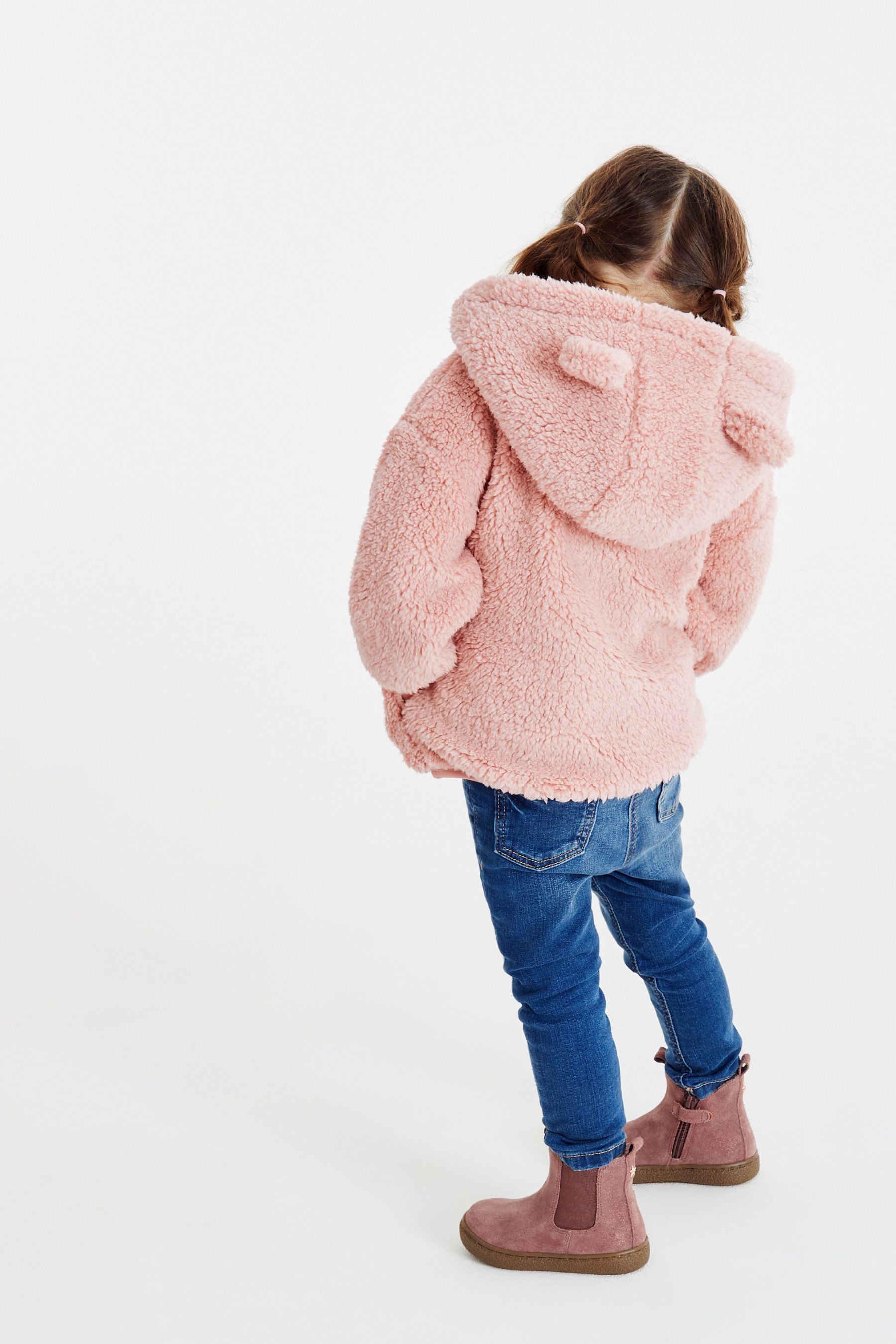 Pink Fleece Zip Through (3mths-7yrs)