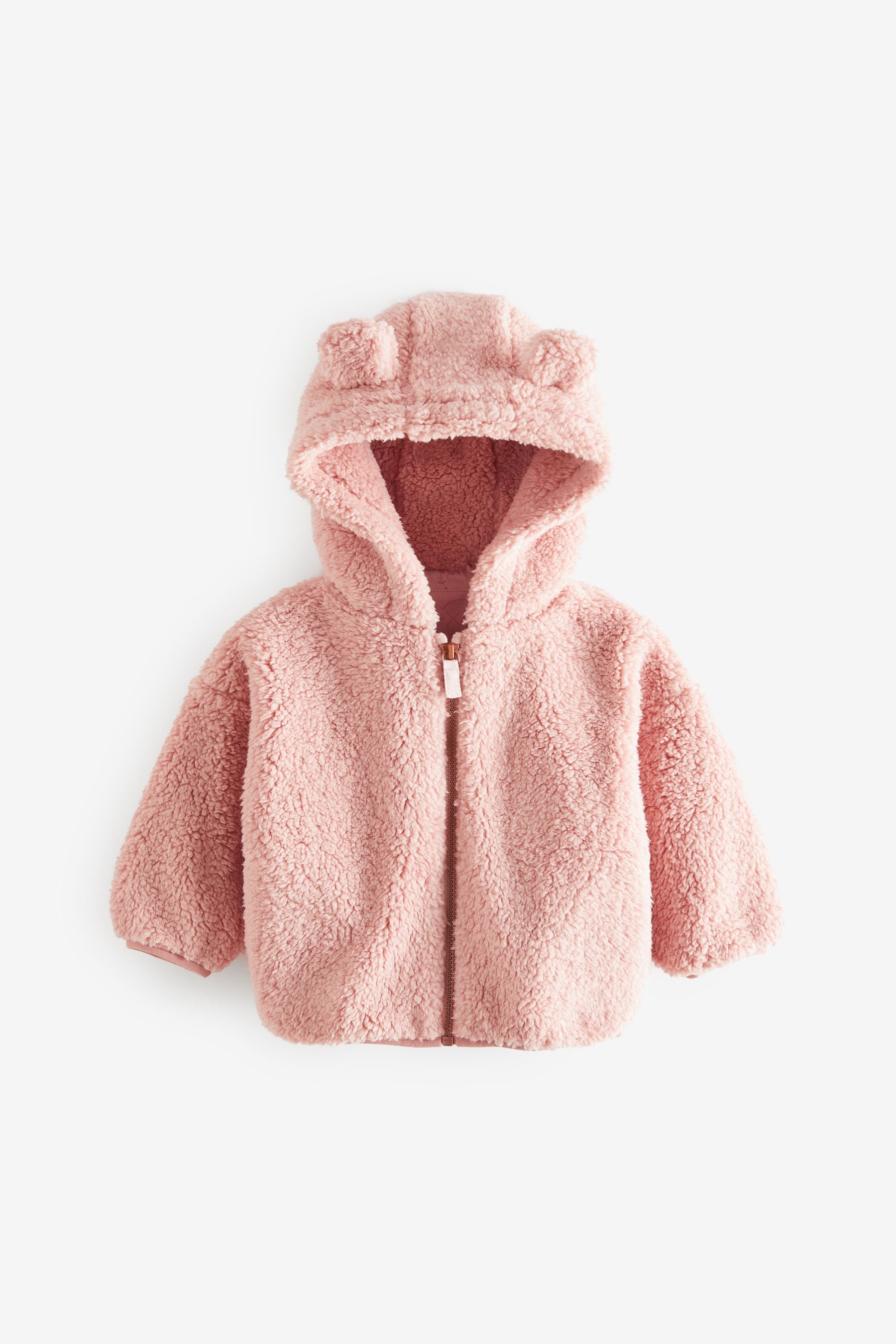 Pink Fleece Zip Through (3mths-7yrs)