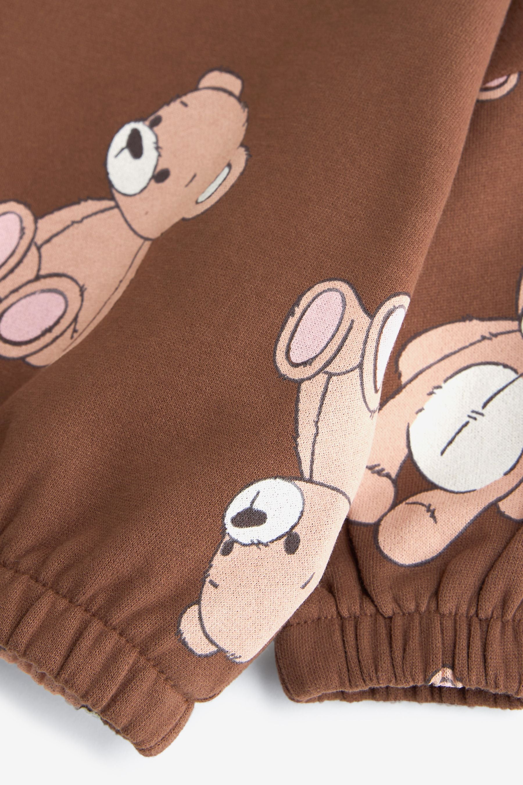 Brown Teddy Bear Soft Touch Jersey (3mths-7yrs)