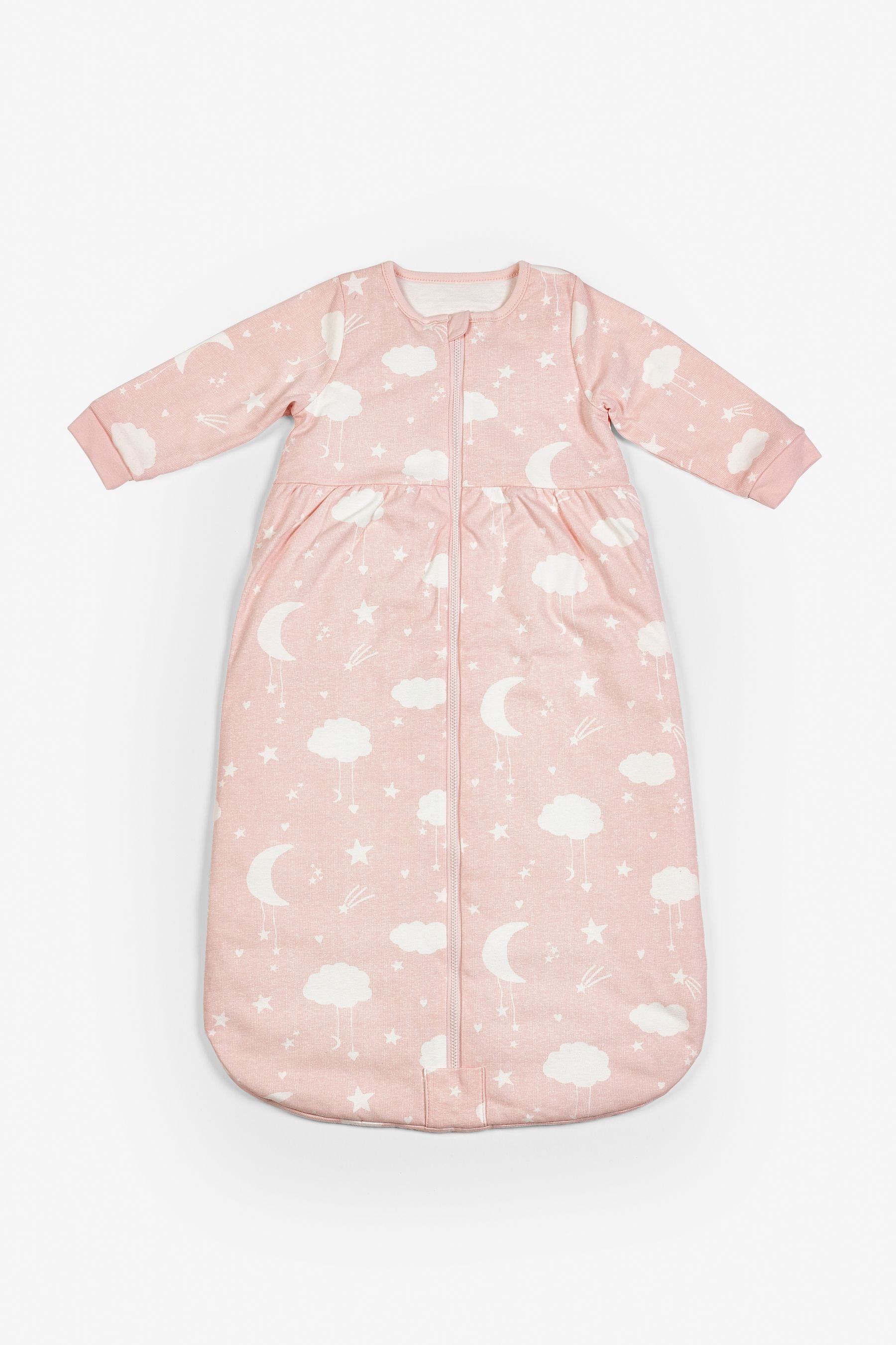 Pink Moon & Stars Baby Supersoft 2.5 Tog Sleep Bag