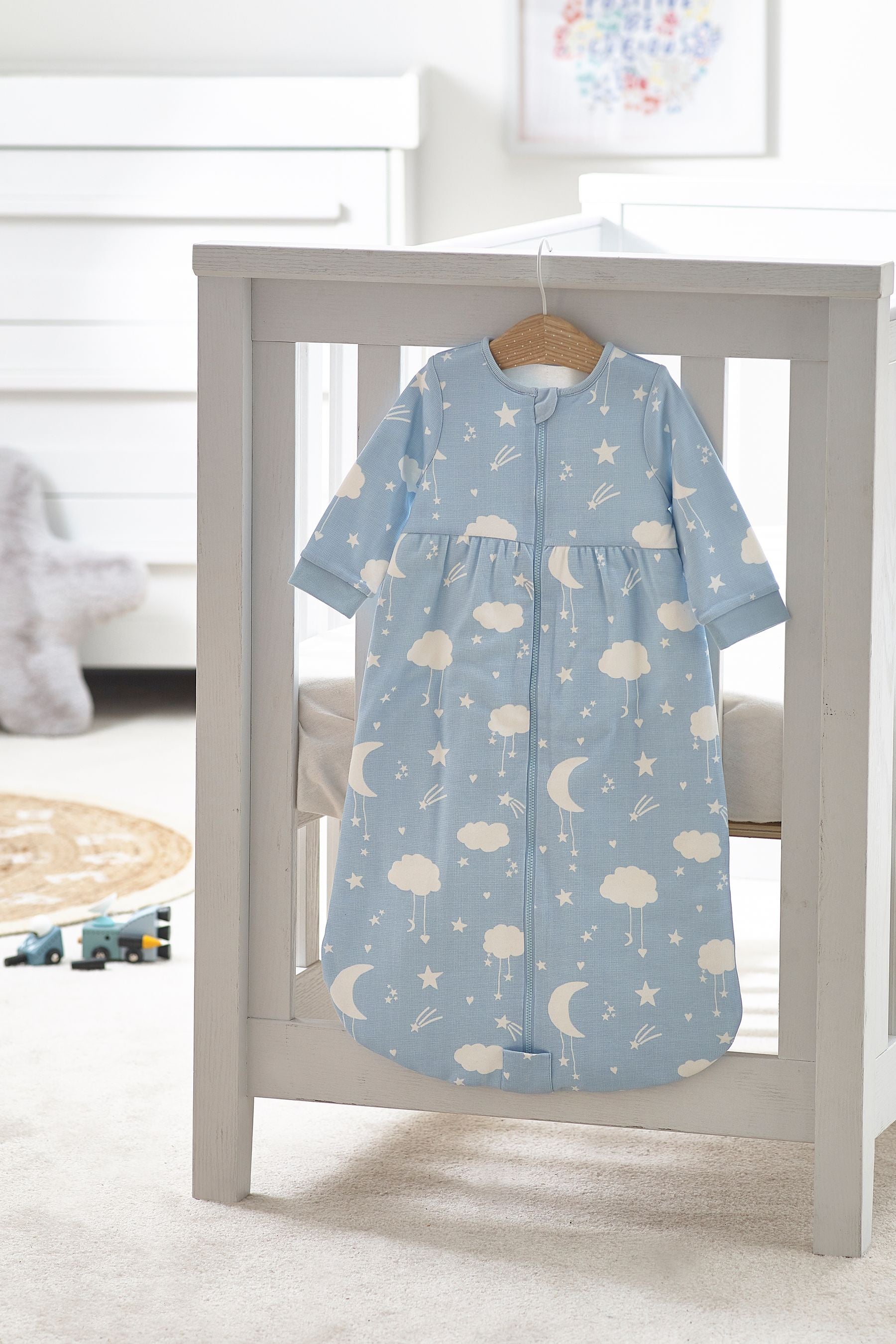 Blue Moon & Stars Supersoft 2.5 Tog Sleep Bag