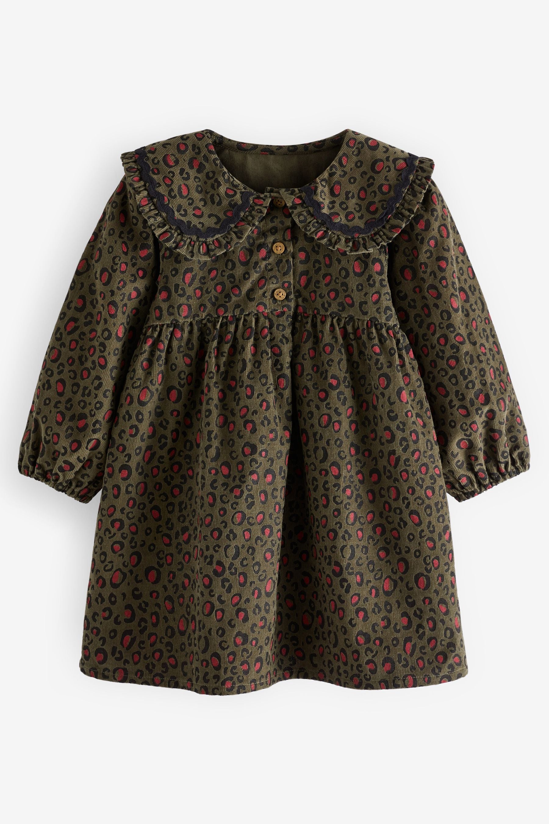 Khaki Green Khaki Green Corduroy Dress (3mths-7yrs)