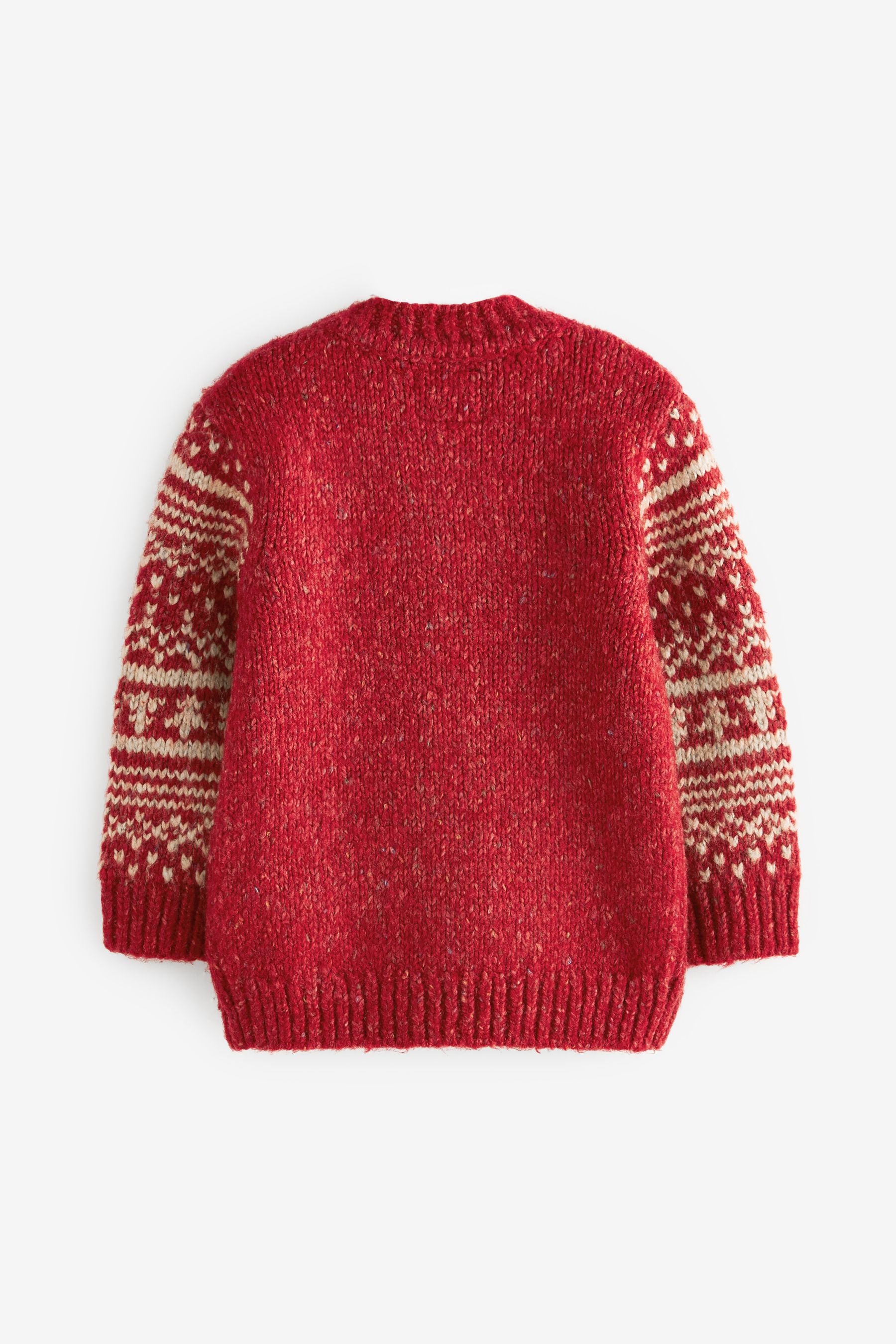 Red Reindeer Christmas Jumper (3mths-7yrs)