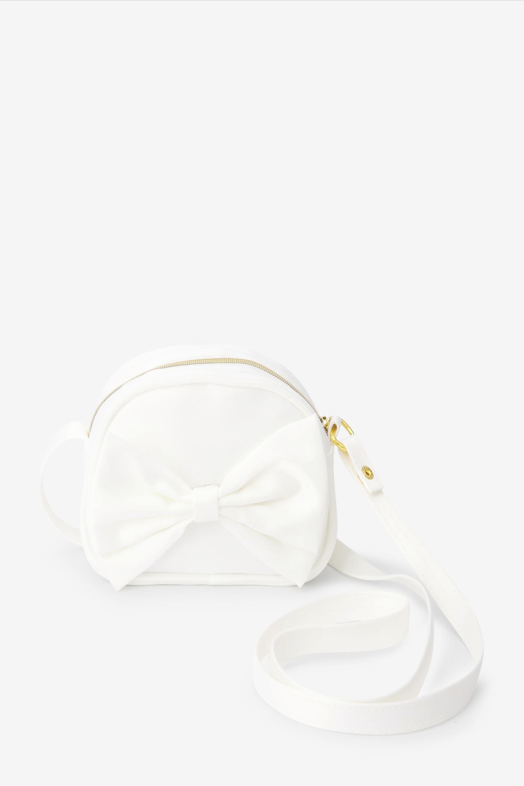 White Satin Bridesmaid Bag