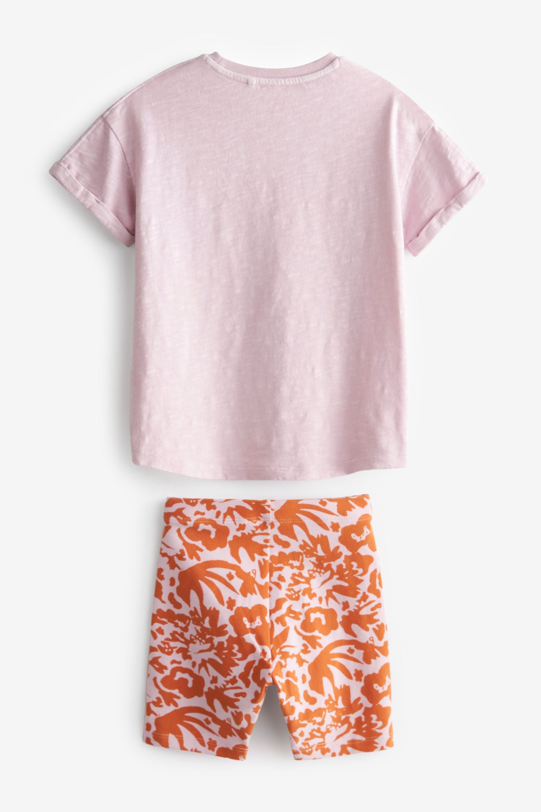 Pink Cycle Short and T-Shirt Set (3mths-7yrs)