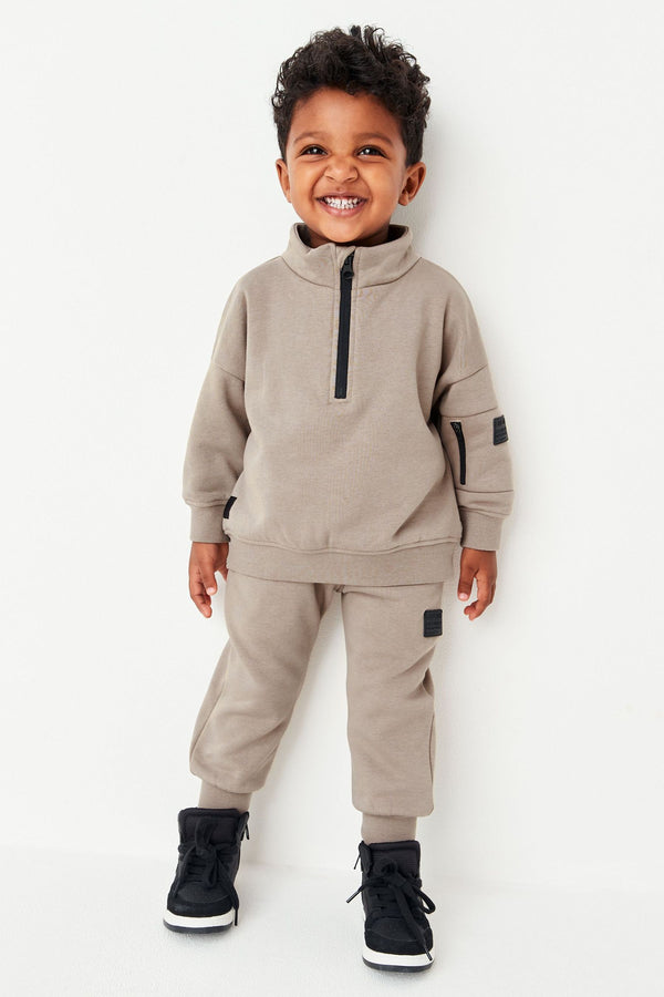 Stone Next Funnel Neck Utility Tracksuit (3mths-7yrs)