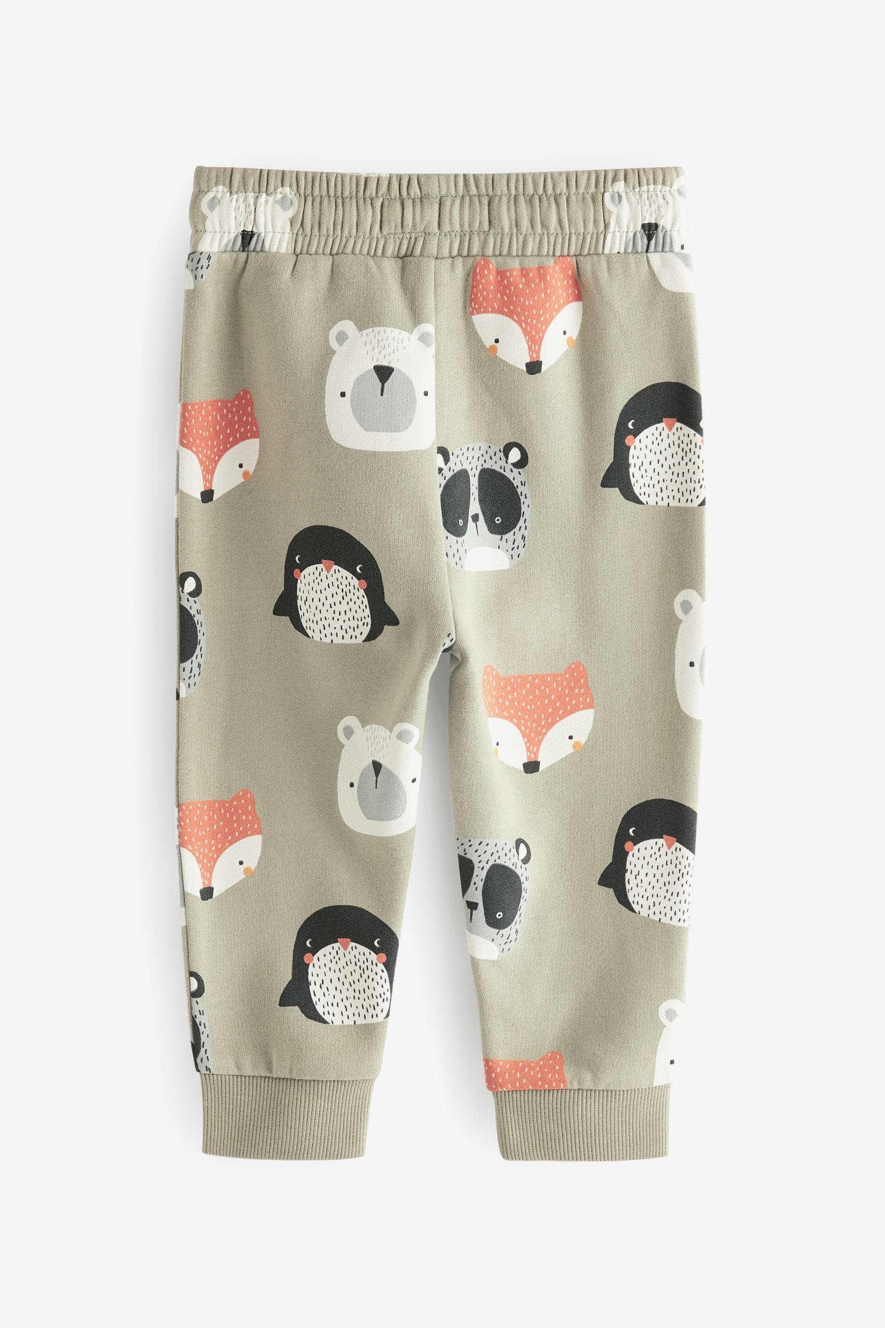 Light Green Woodland All-Over Printed Joggers (3mths-7yrs)