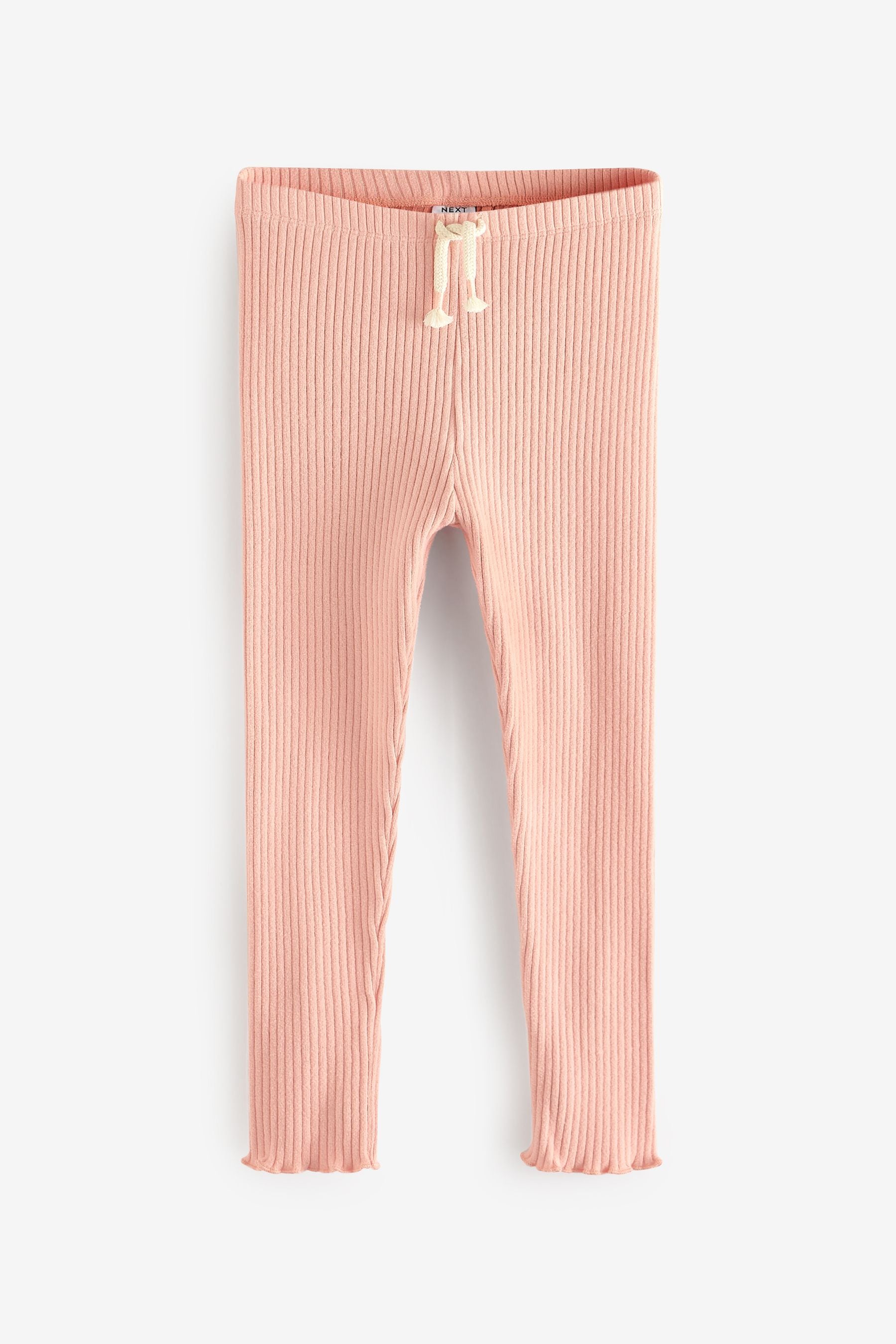 Pale Pink Long Sleeve Knitted Peplum Legging Set (3mths-7yrs)