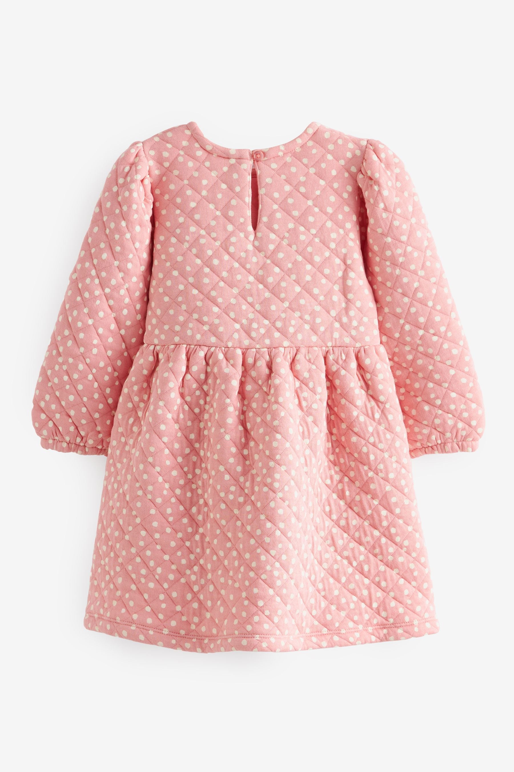 Pink Quilted Sweat Dress (3mths-7yrs)