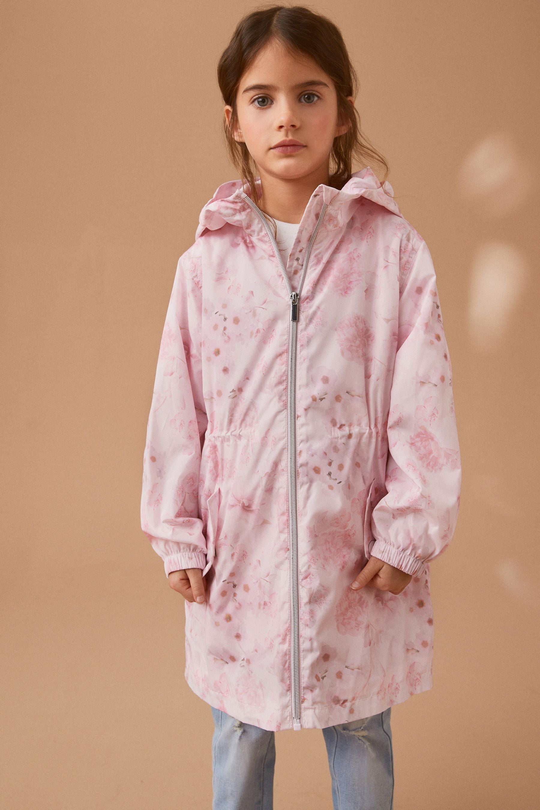 Pink Shower Resistant Cagoule (3-16yrs)