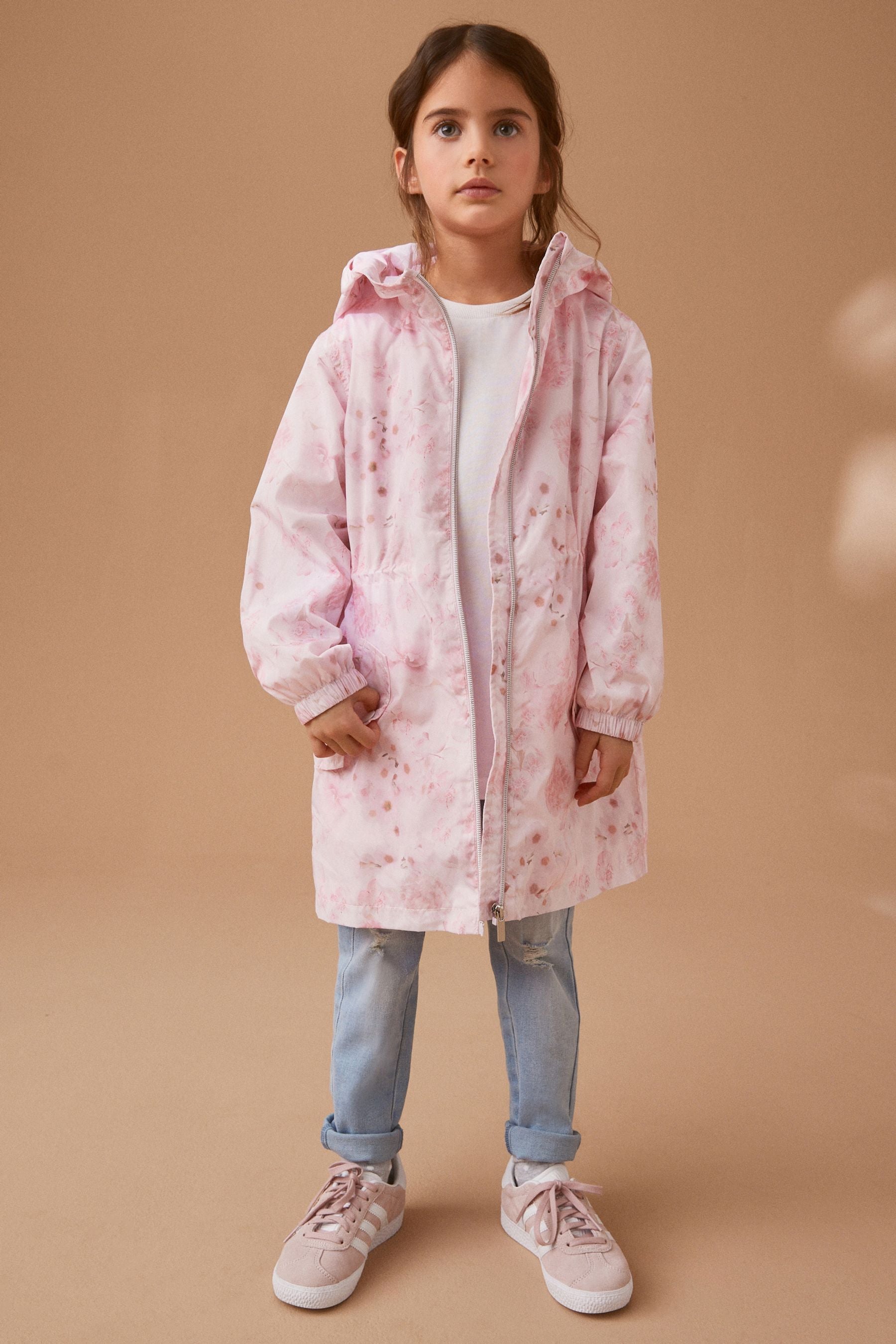 Pink Shower Resistant Cagoule (3-16yrs)