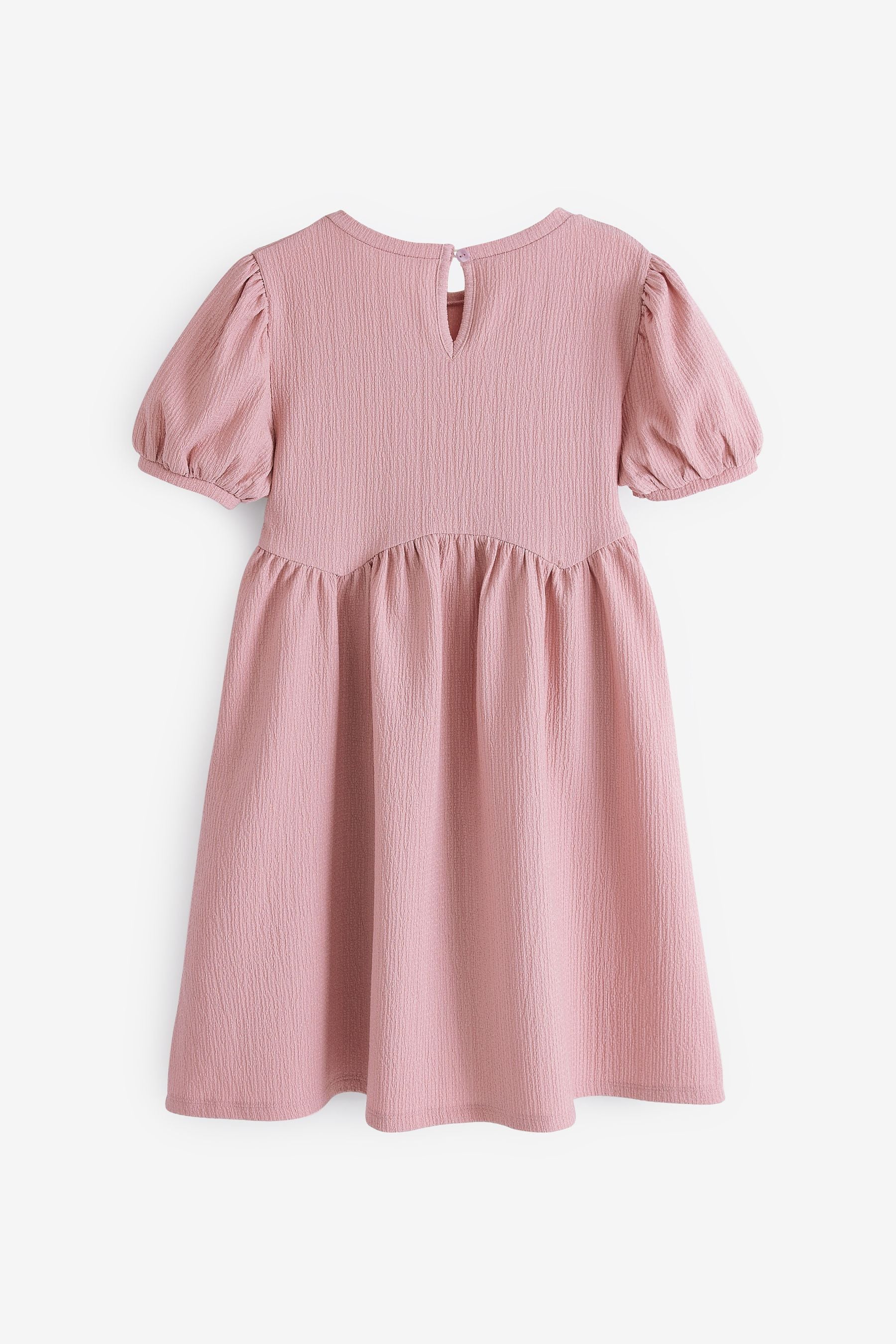 Pink Textured Dress (3-16yrs)