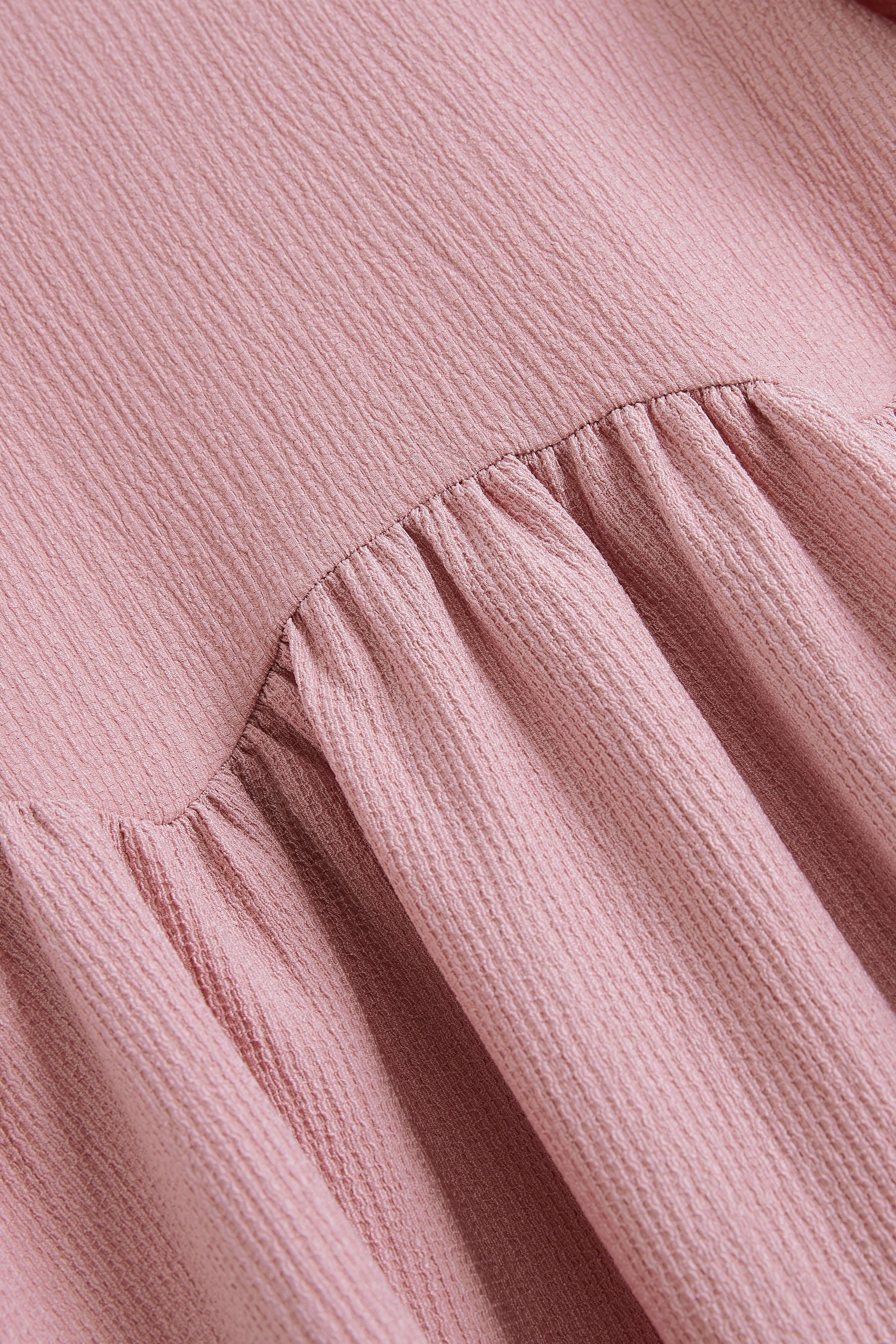 Pink Textured Dress (3-16yrs)