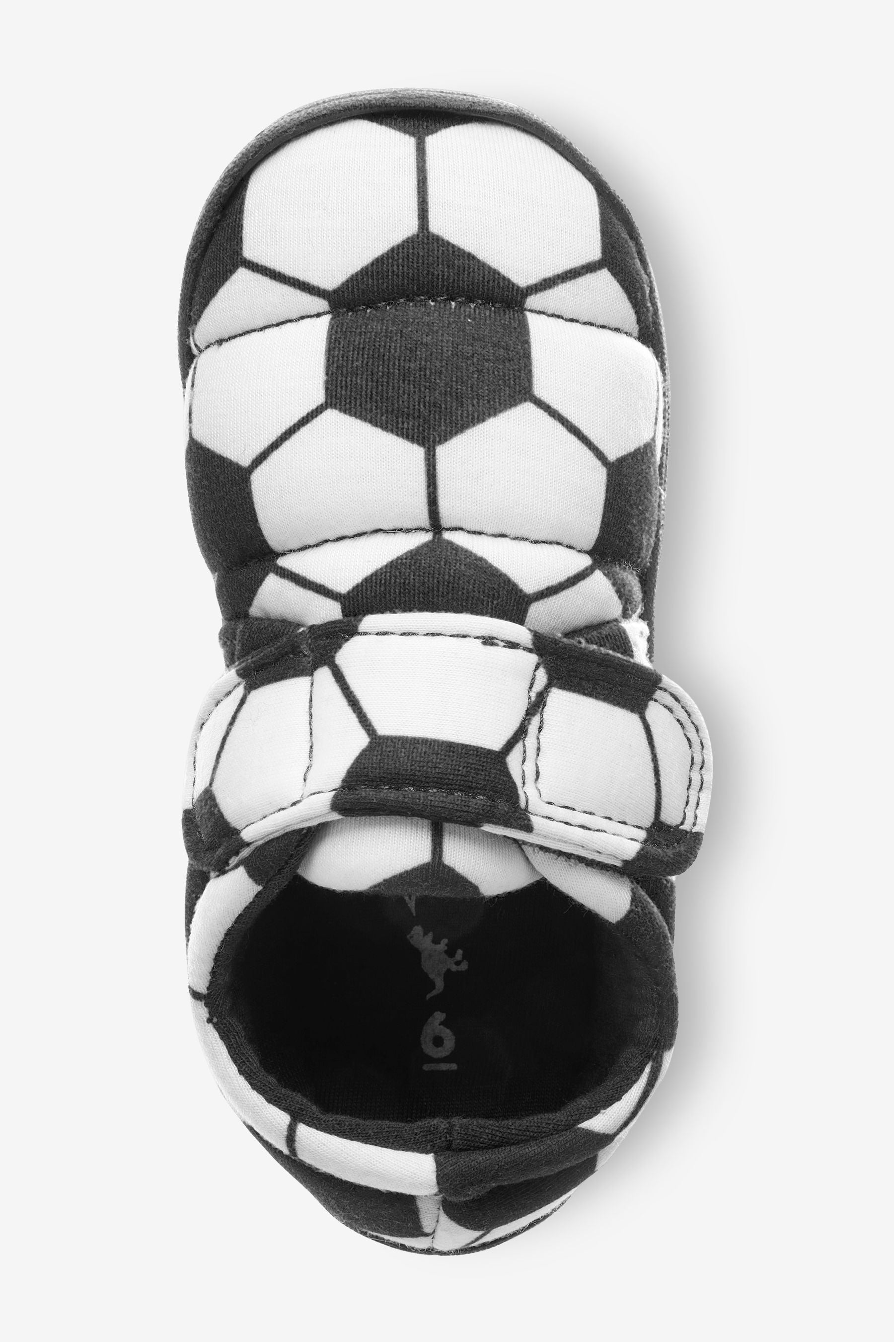 Monochrome Football Touch Fastening Cupsole Slippers