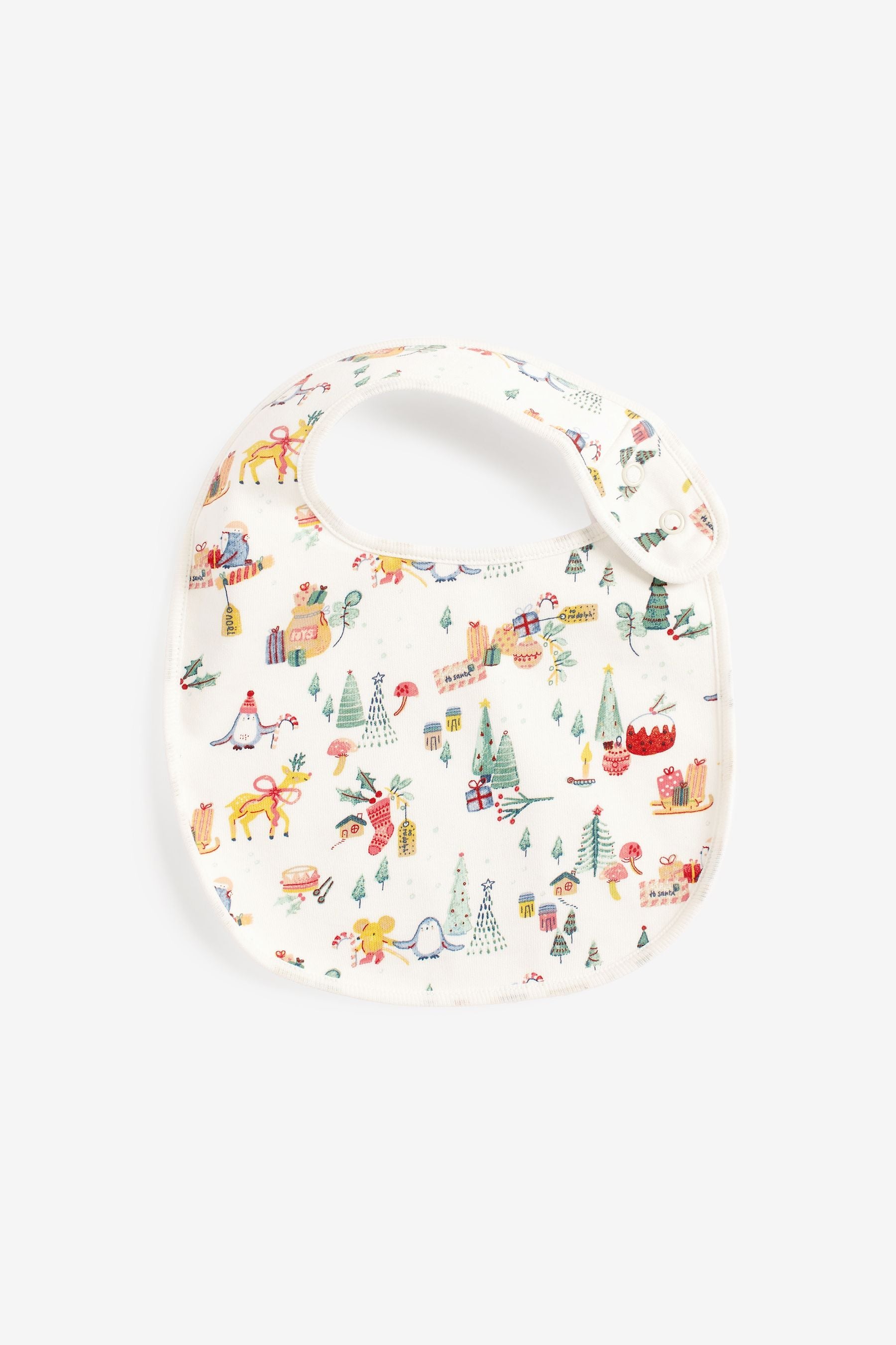 My First Christmas 2 Pack Baby Bibs