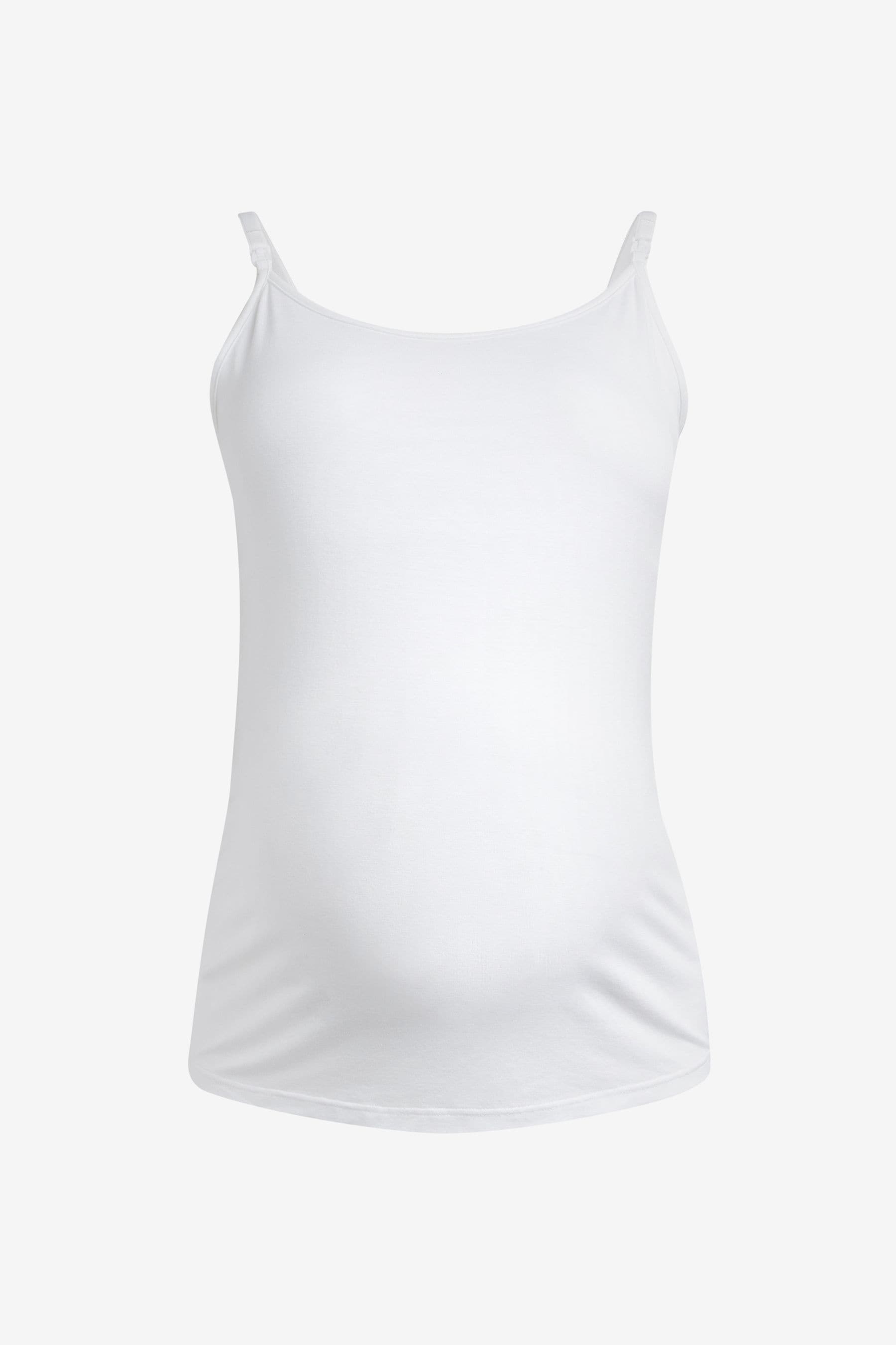 White Maternity Nursing Vest