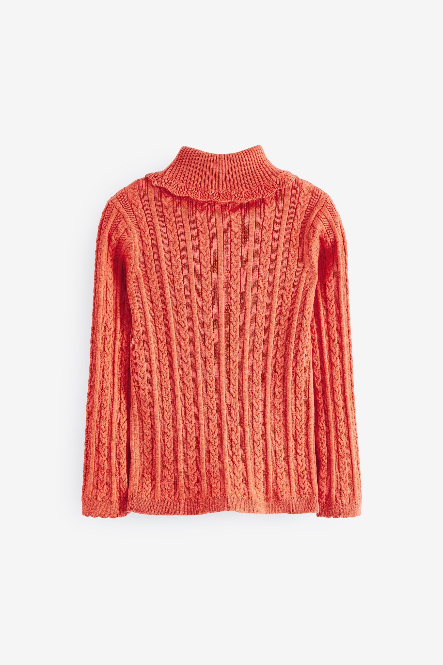 Orange Roll Neck Jumper (3mths-7yrs)