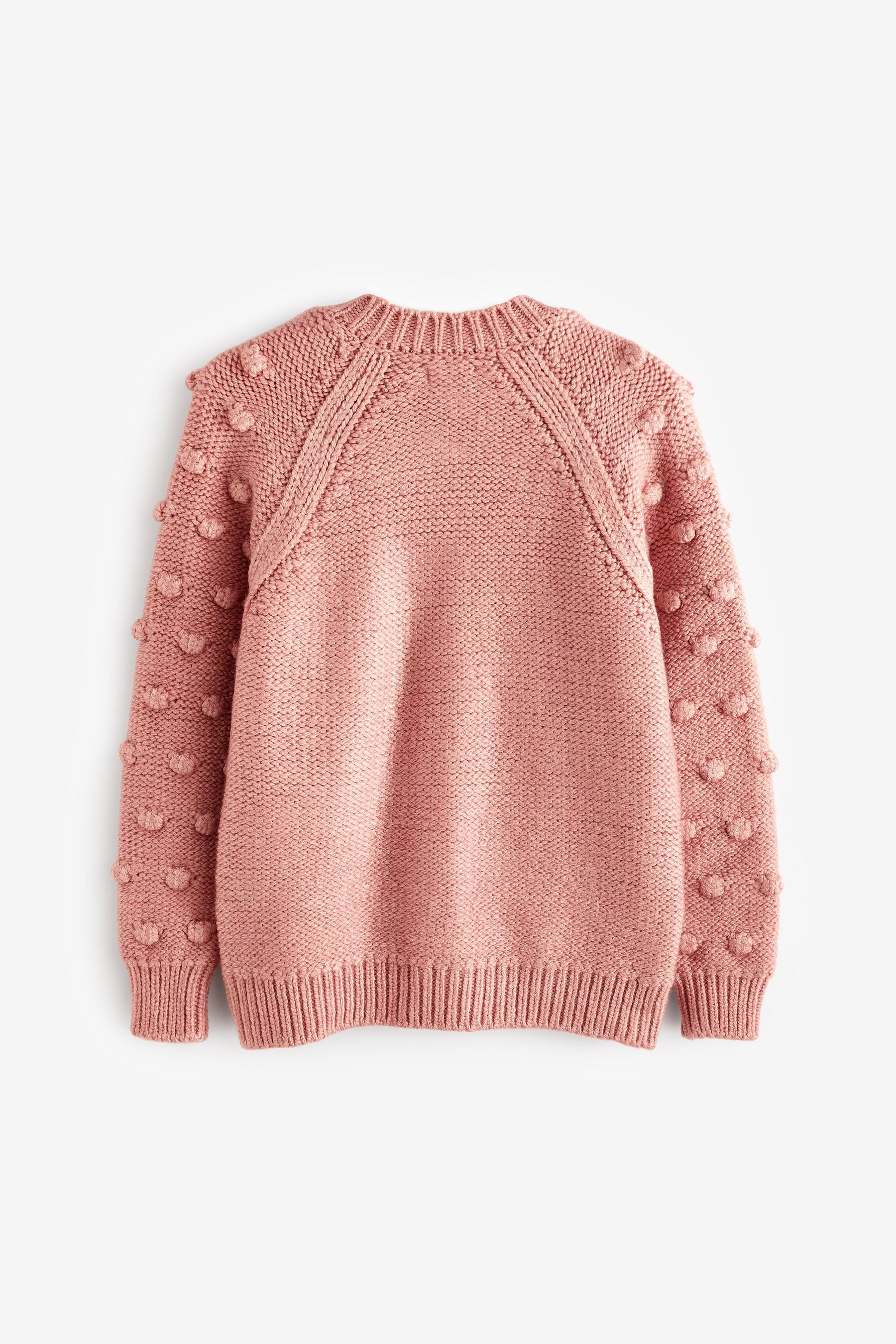 Pink Chunky Cardigan (3-16yrs)