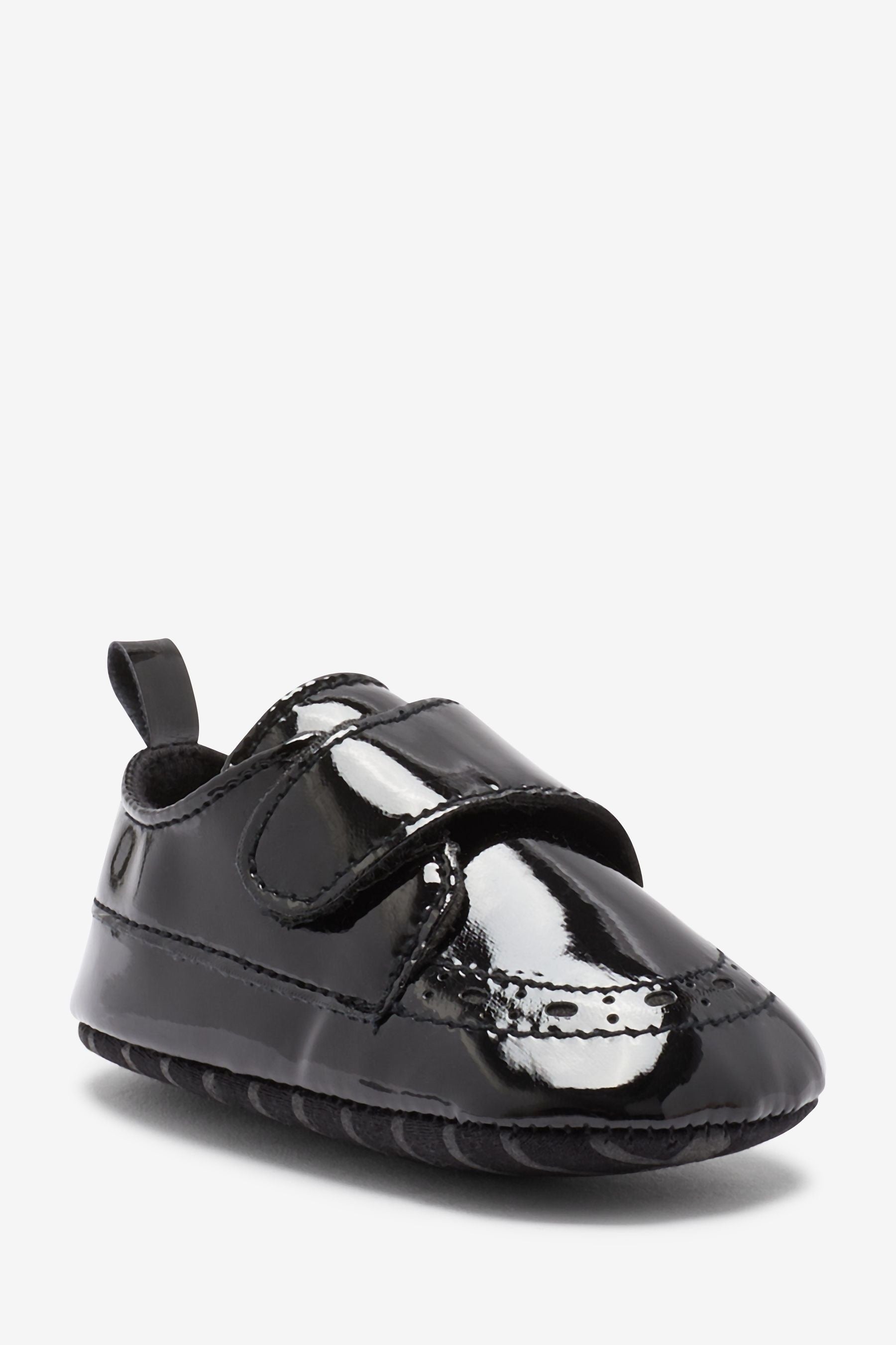 Black Pram Brogues (0-24mths)