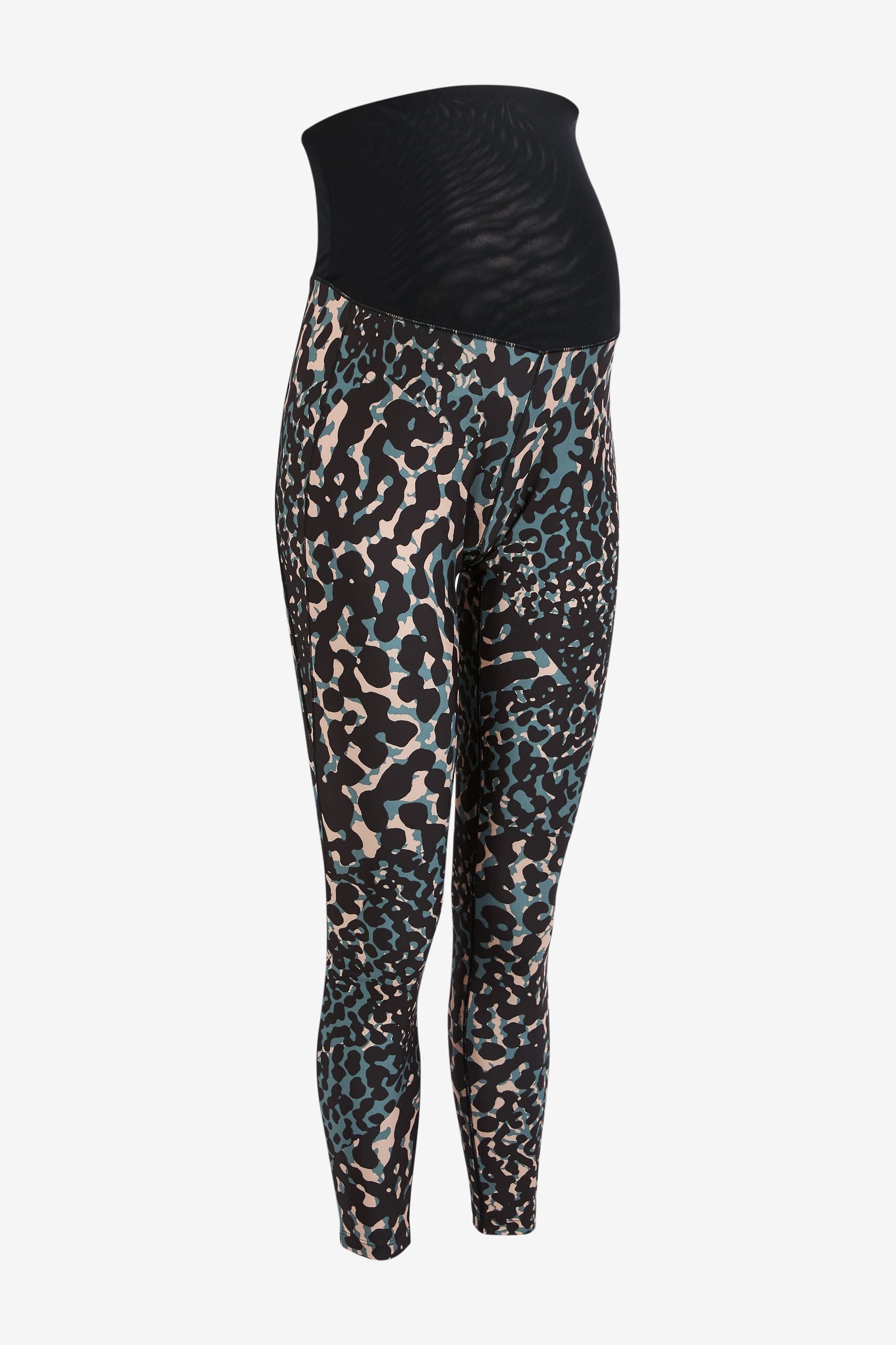 Animal Print Maternity Sports Leggings