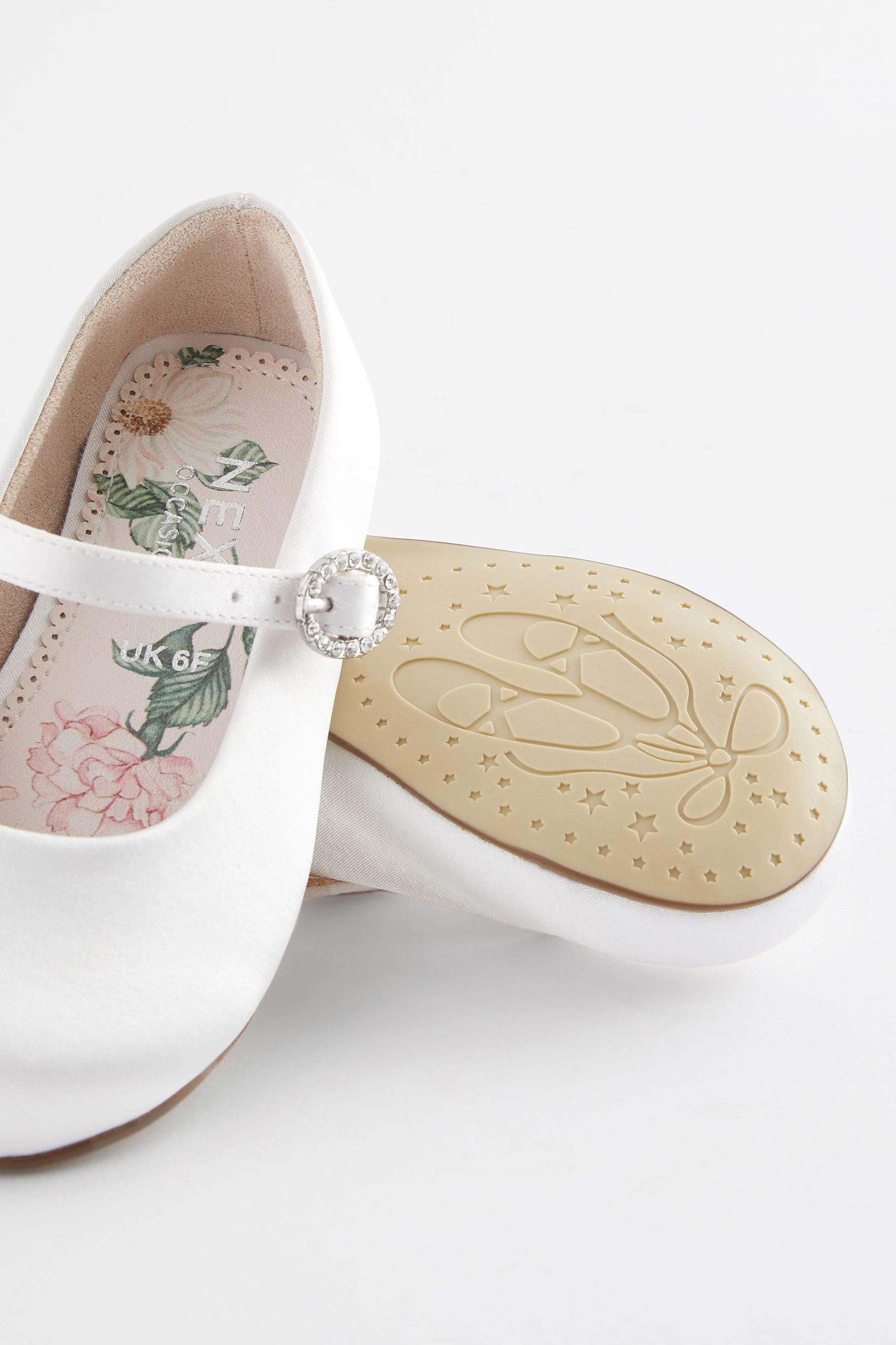 White Bridesmaid Occasion Mary Jane Shoes