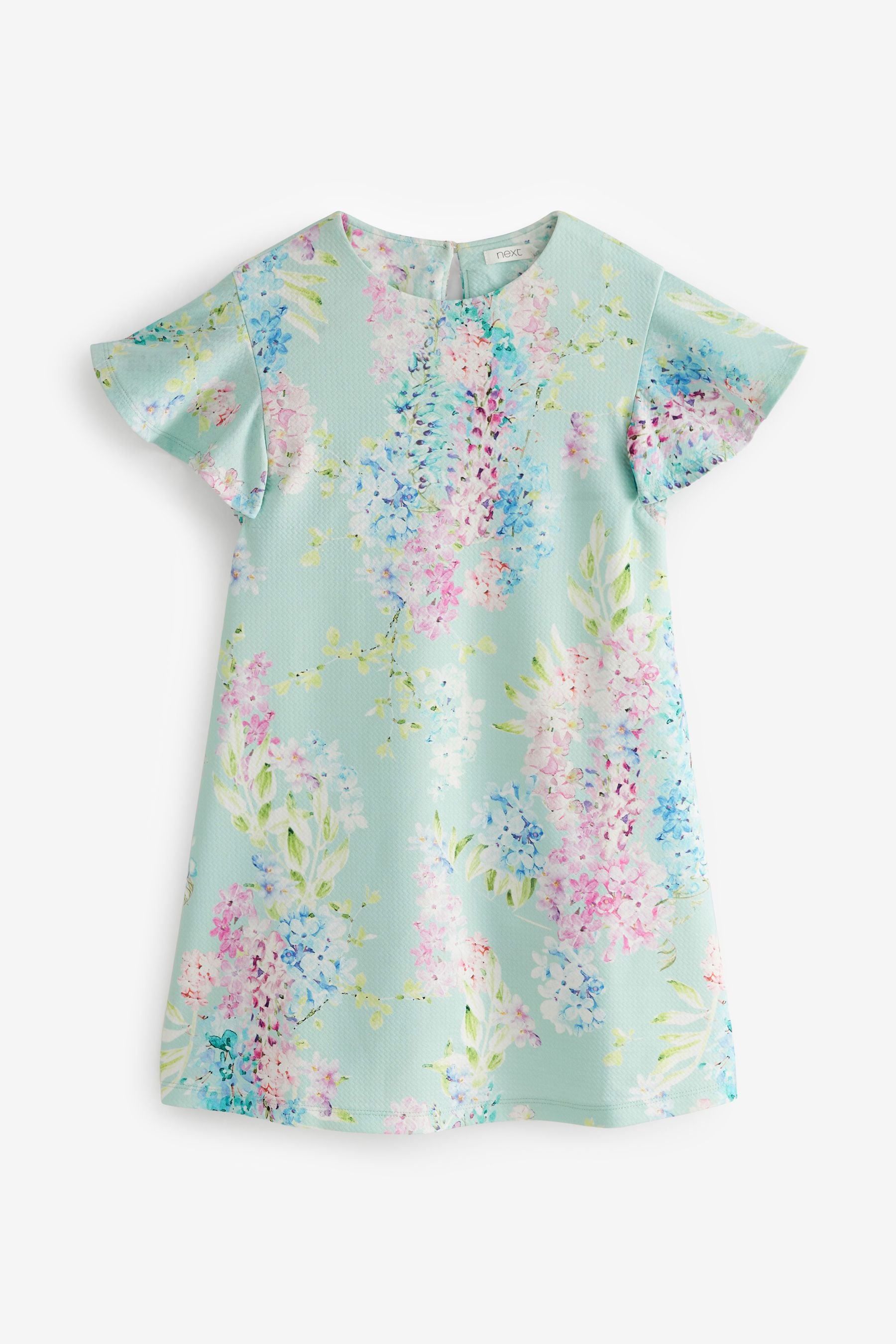 Mint Green/Blue/Soft Pink Floral Occasion Dress (1.5-16yrs)