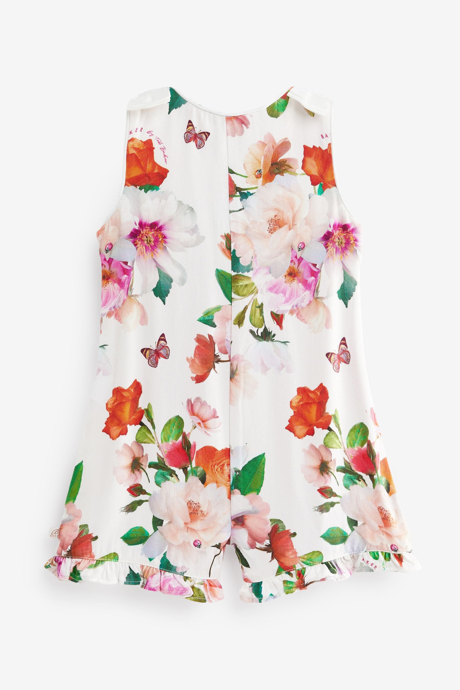 White Baker by Ted Baker White Floral Playsuit