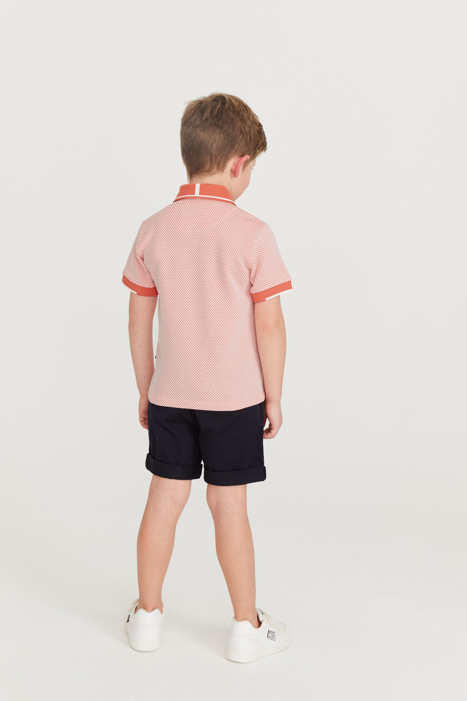 Orange Baker by Ted Baker Blue Polo Shirt