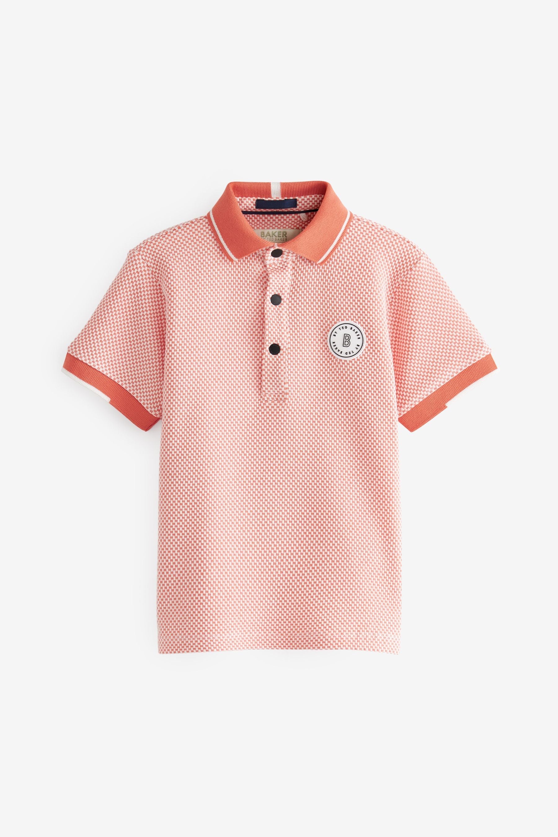 Orange Baker by Ted Baker Blue Polo Shirt