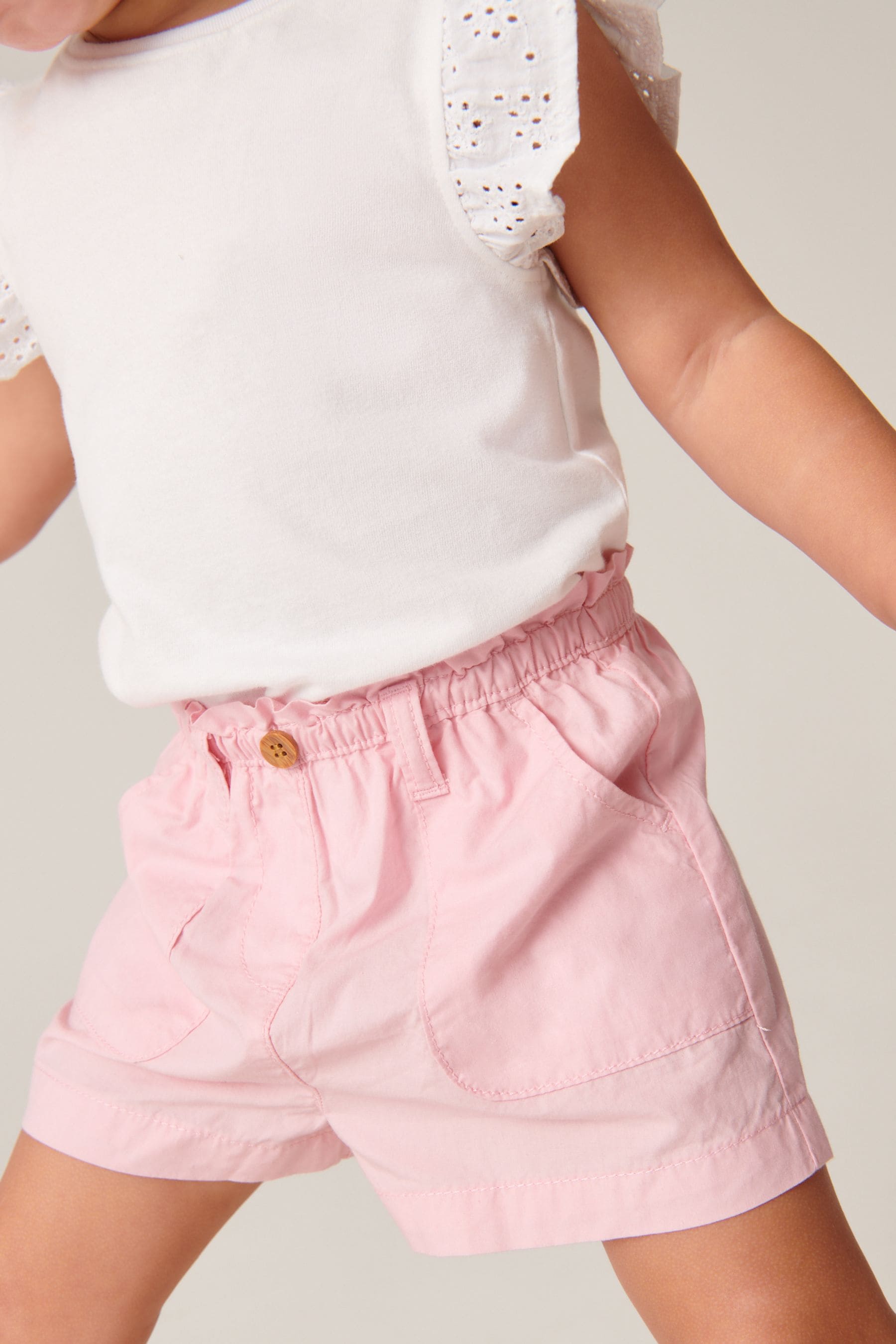 Pink Cotton Shorts (3mths-7yrs)