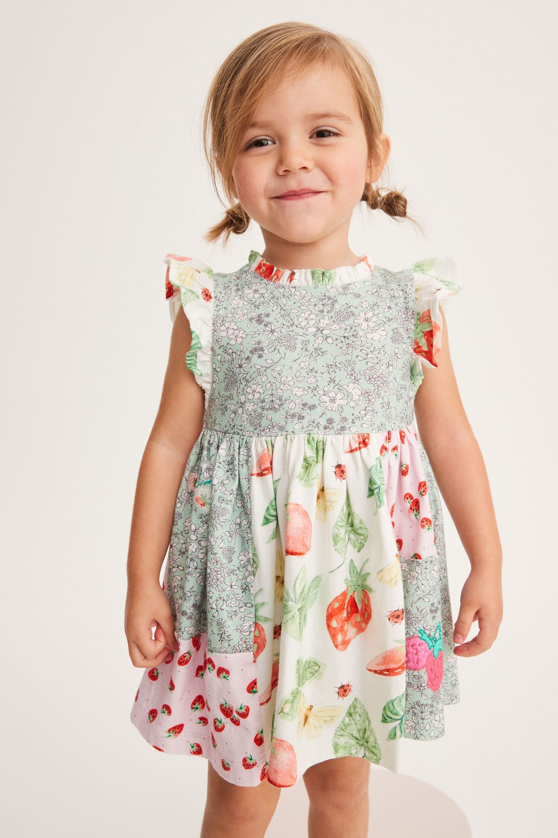 Floral Embroidered Tiered Dress (3mths-7yrs)