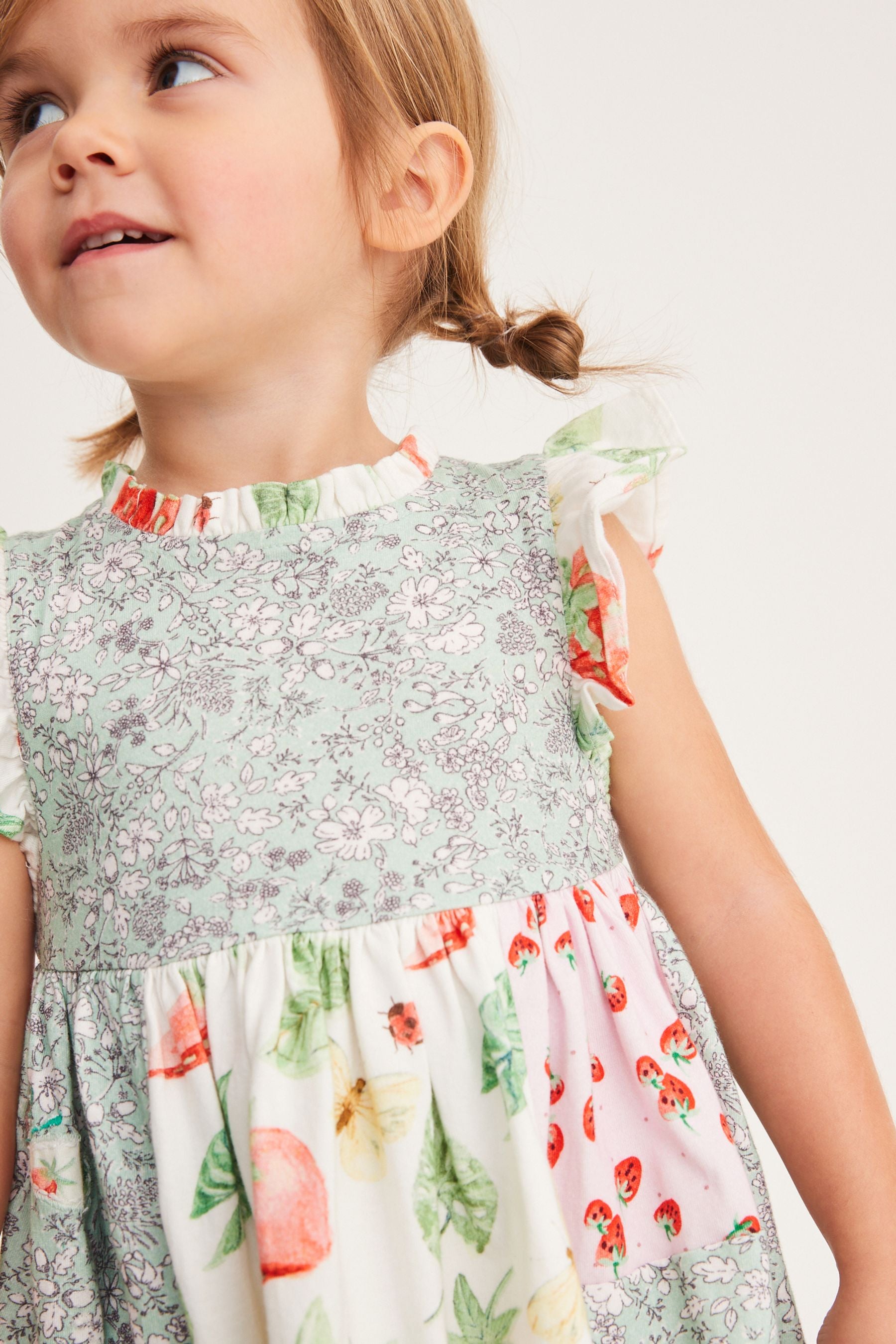 Floral Embroidered Tiered Dress (3mths-7yrs)