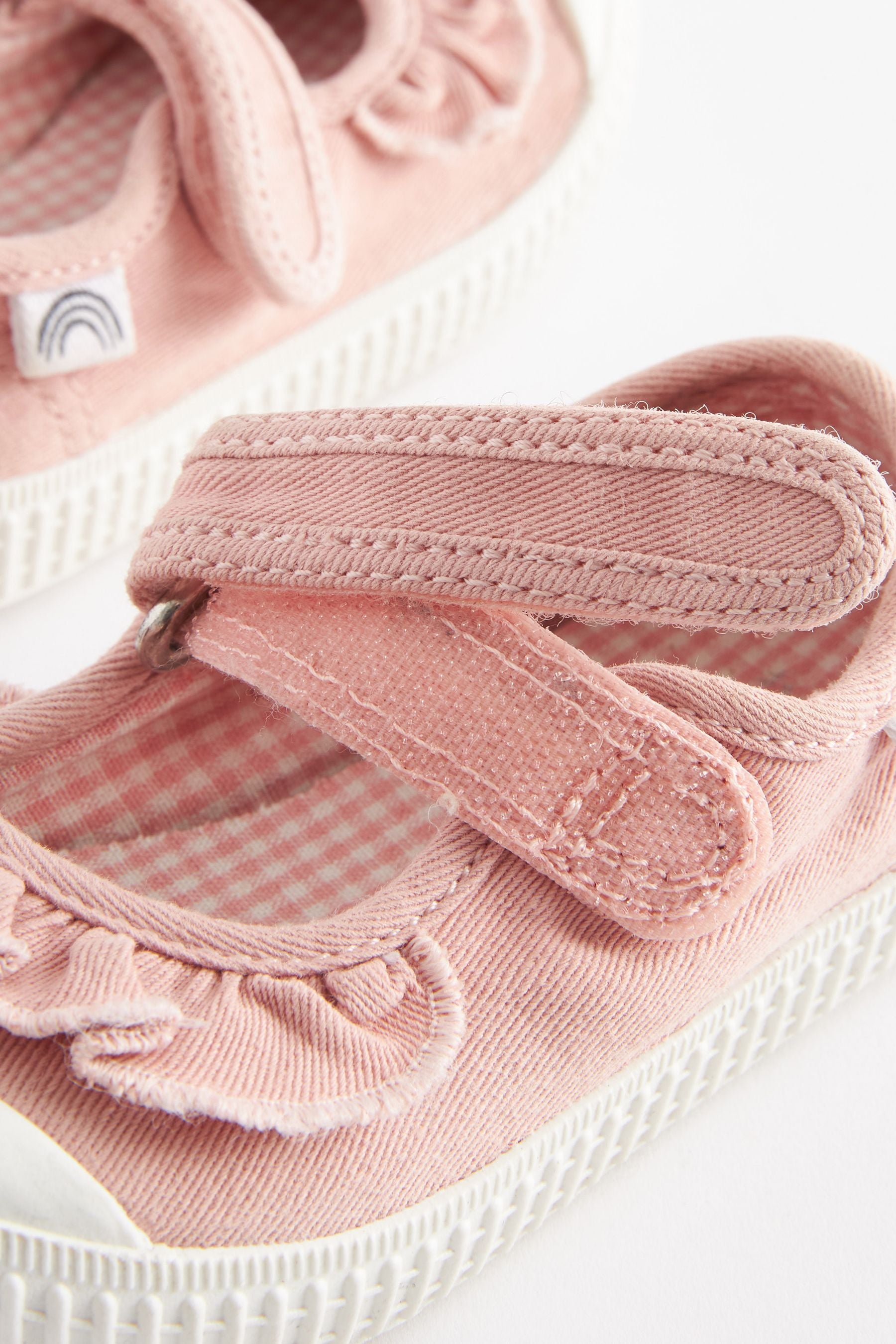 Pink Ruffle Mary Jane Shoes