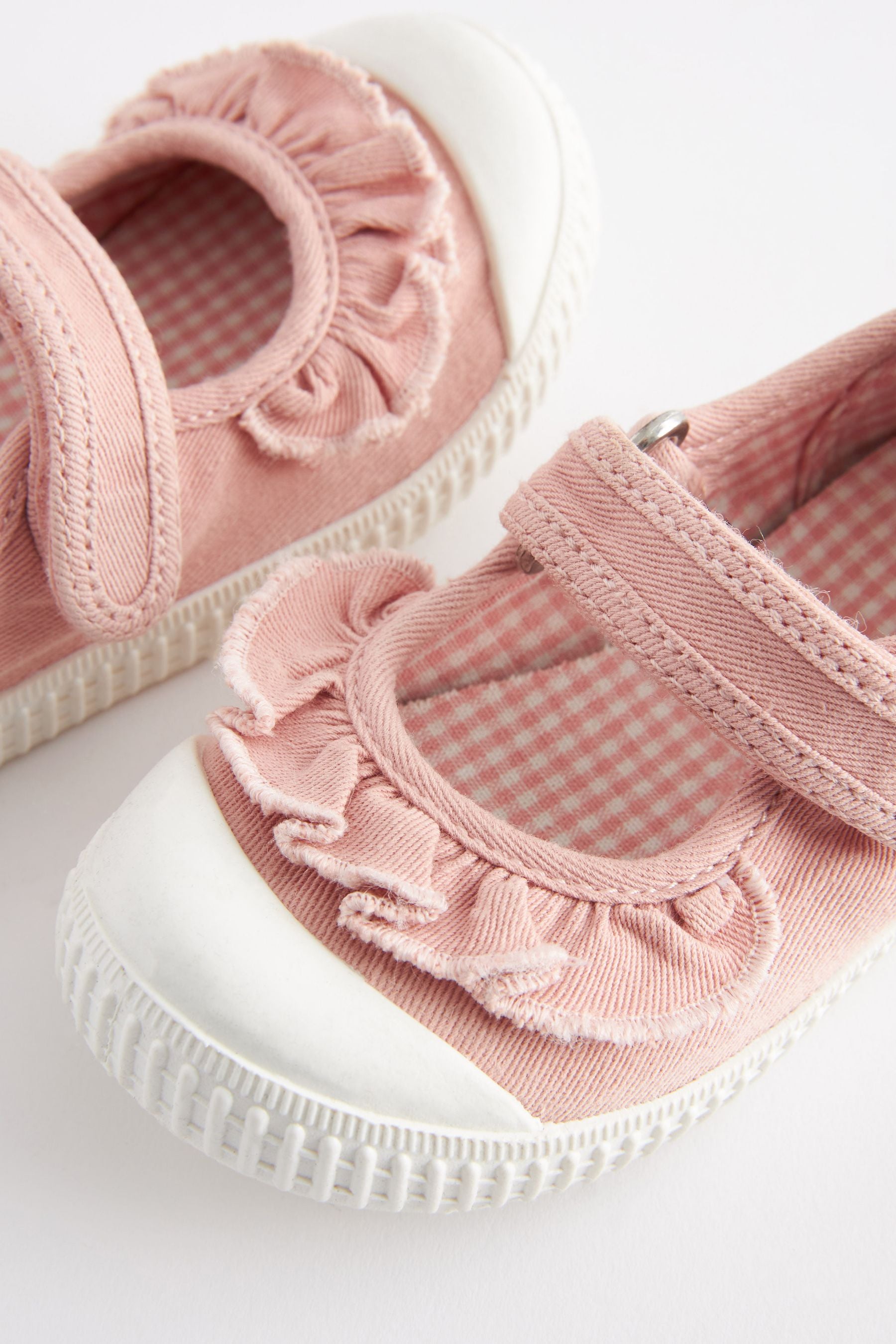 Pink Ruffle Mary Jane Shoes