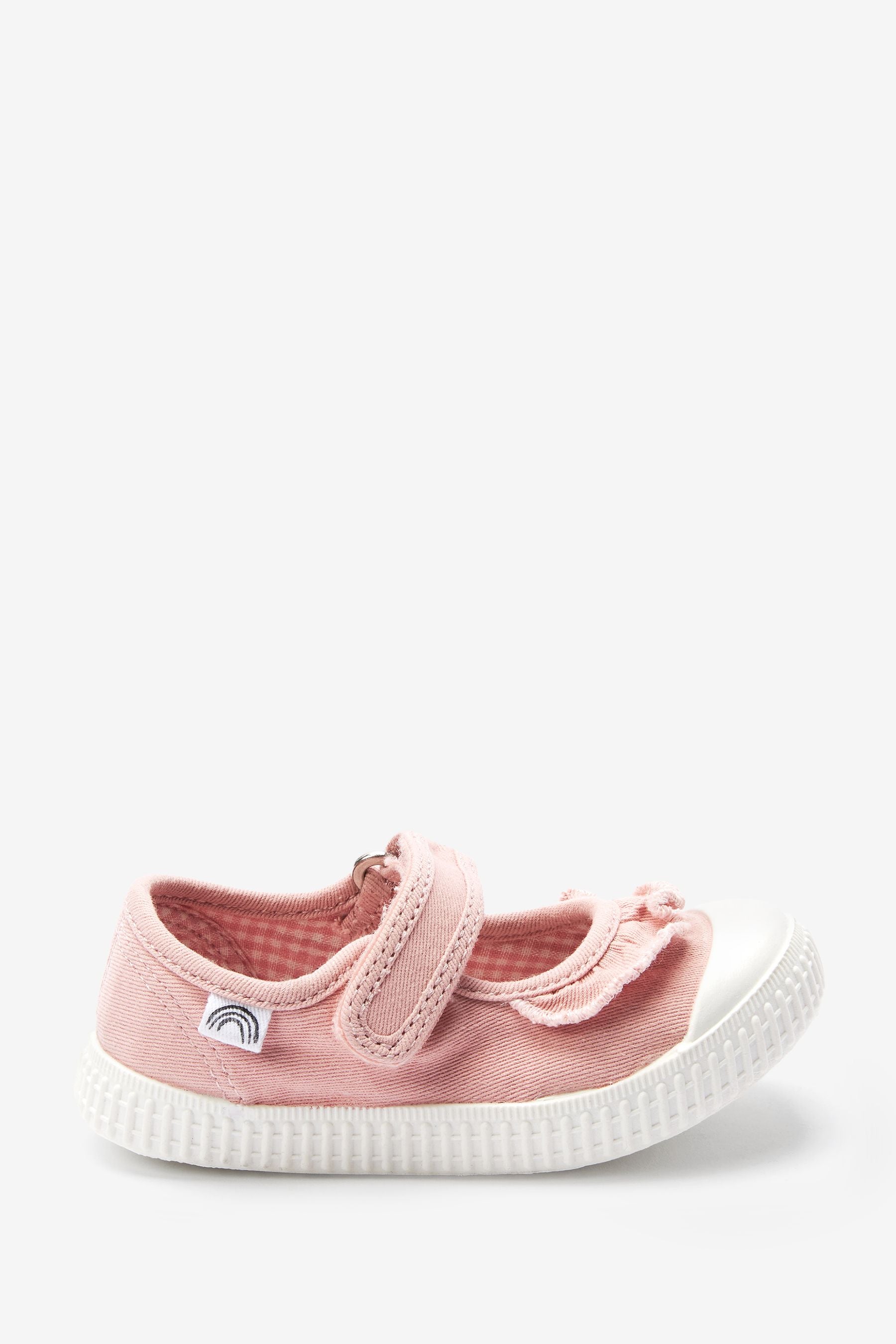 Pink Ruffle Mary Jane Shoes