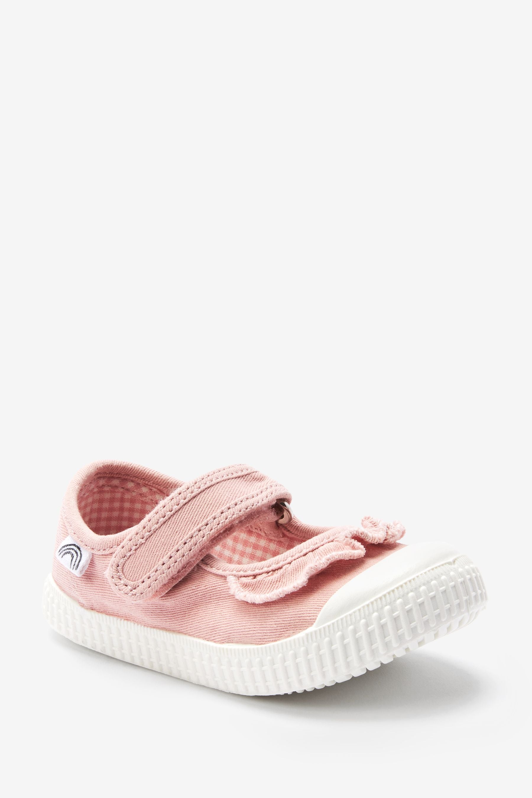 Pink Ruffle Mary Jane Shoes