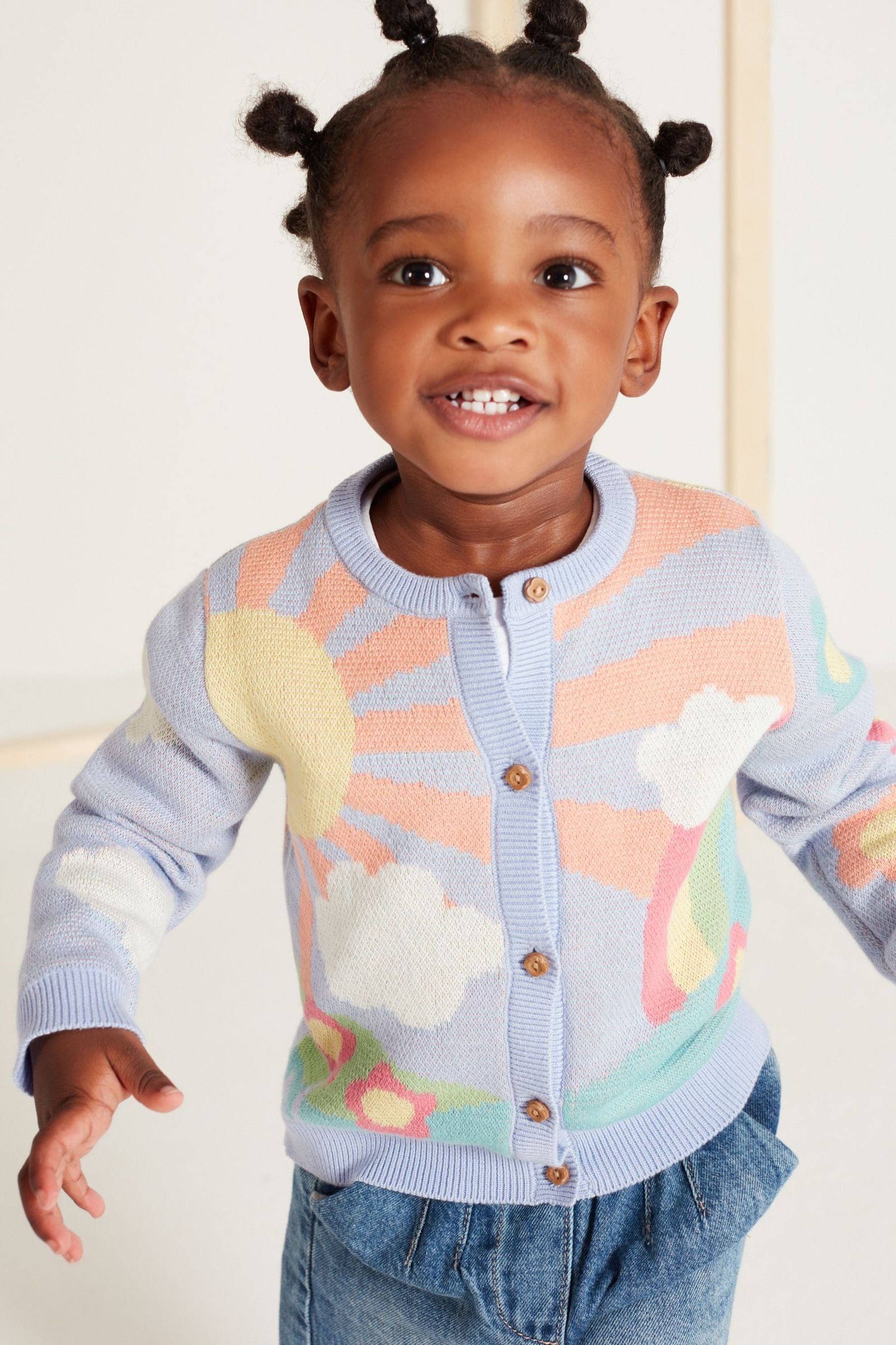 Blue Character Cardigan (3mths-7yrs)