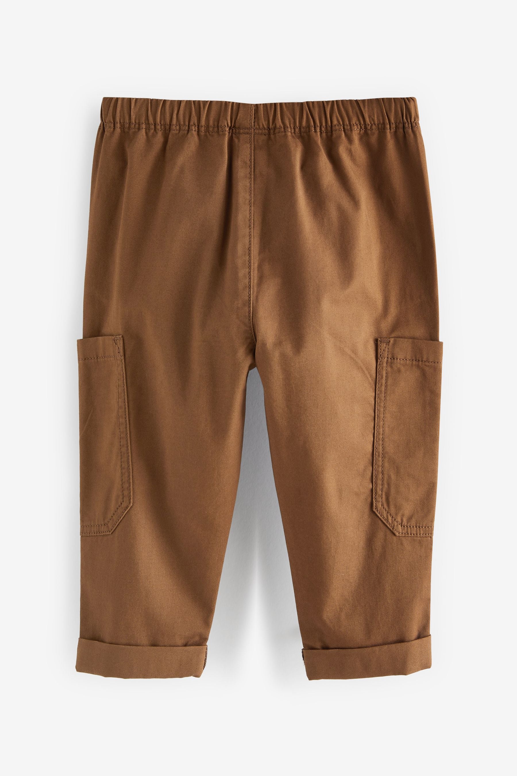 Tan Brown Side Pocket Pull-On Trousers (3mths-7yrs)