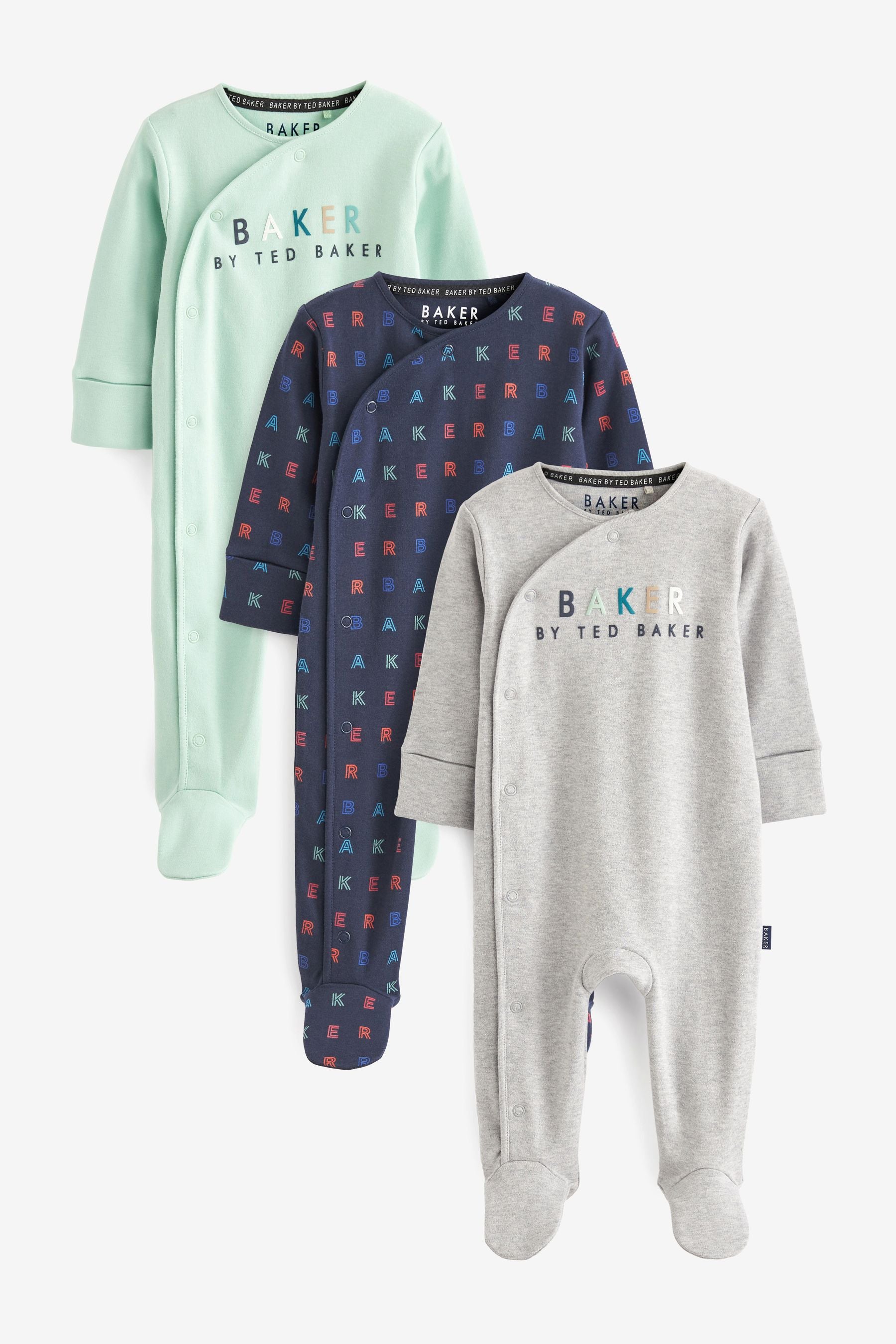 Navy Baker by Ted Baker Sleepsuit 3 Pack