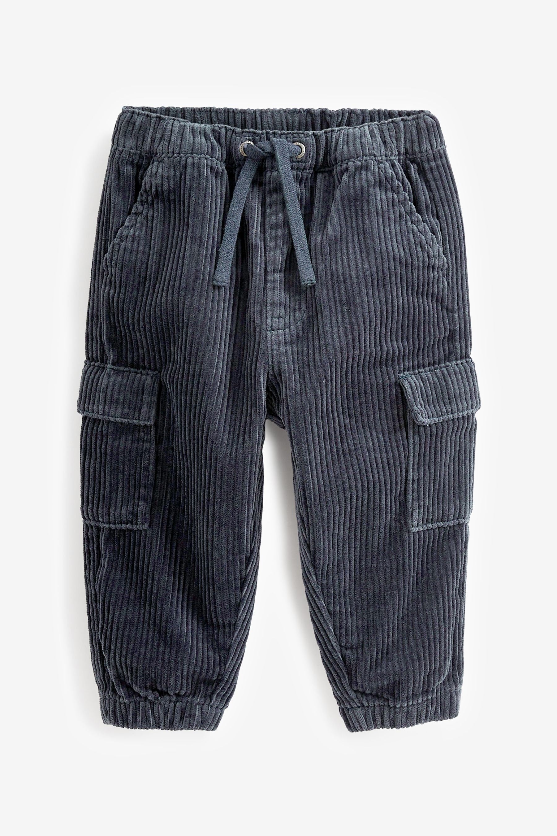 Indigo Blue Corduroy Cargo Trousers (3mths-7yrs)