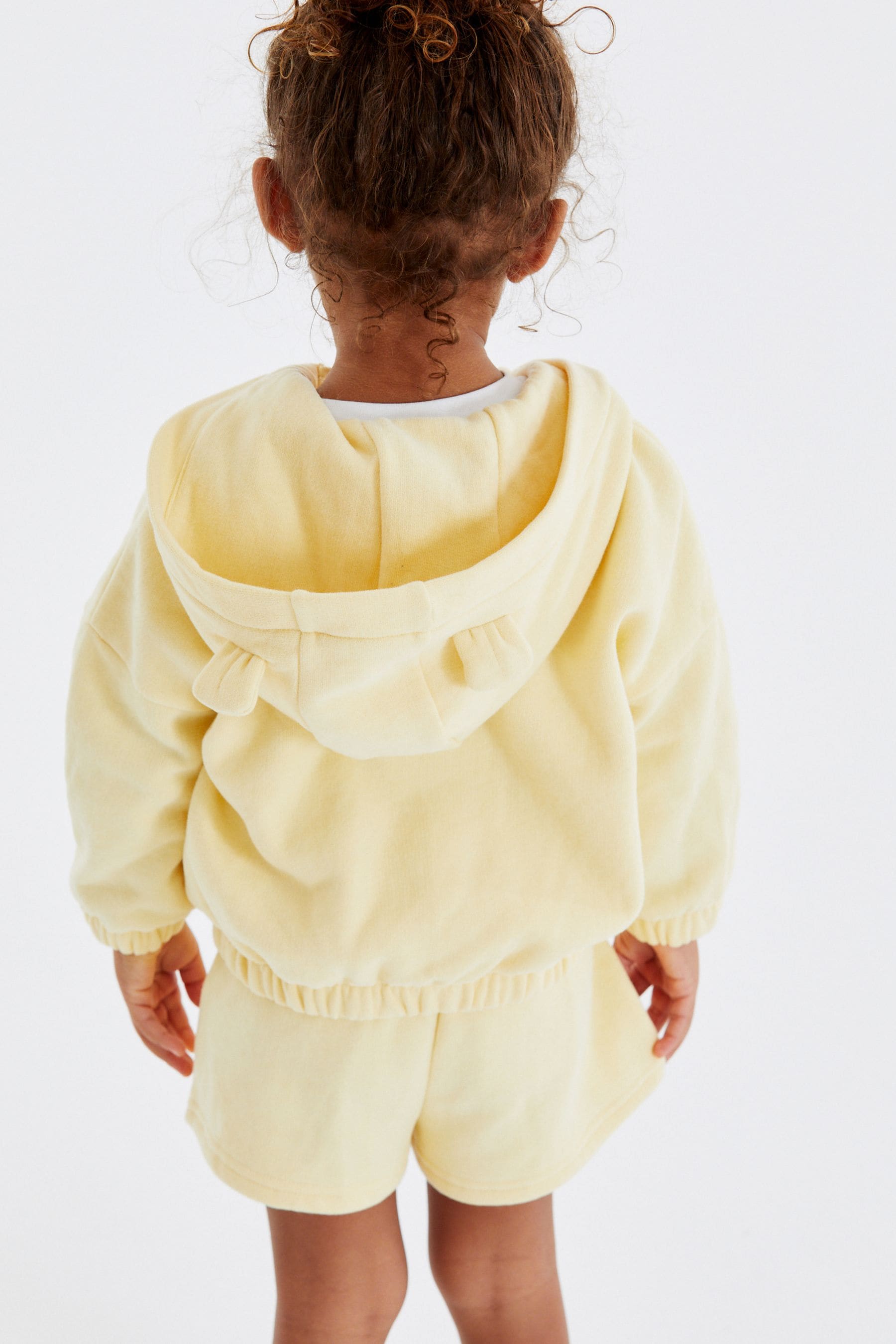 Bright Yellow Zip Through Hoodie (3mths-7yrs)