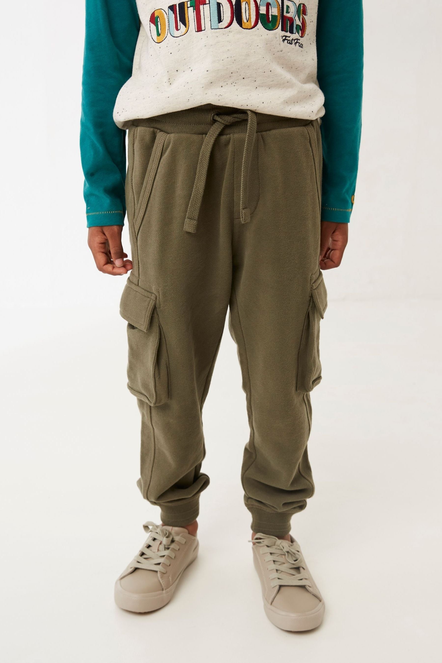 Green FatFace Cody Cargo Joggers