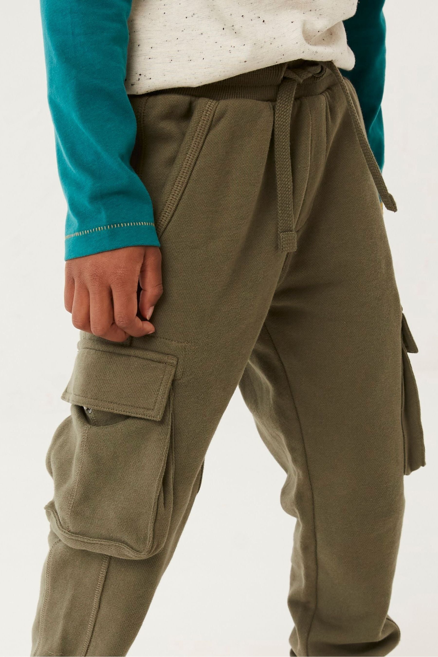 Green FatFace Cody Cargo Joggers