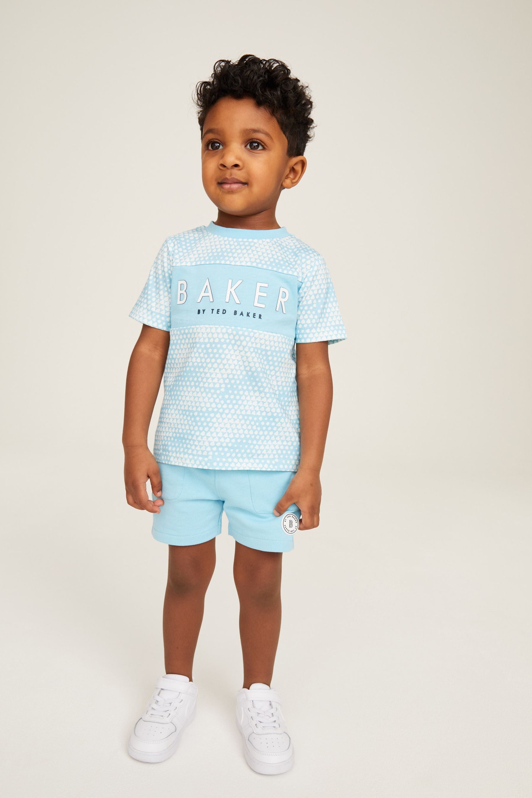 Blue Baker by Ted Baker Blue Short And T-Shirt Set