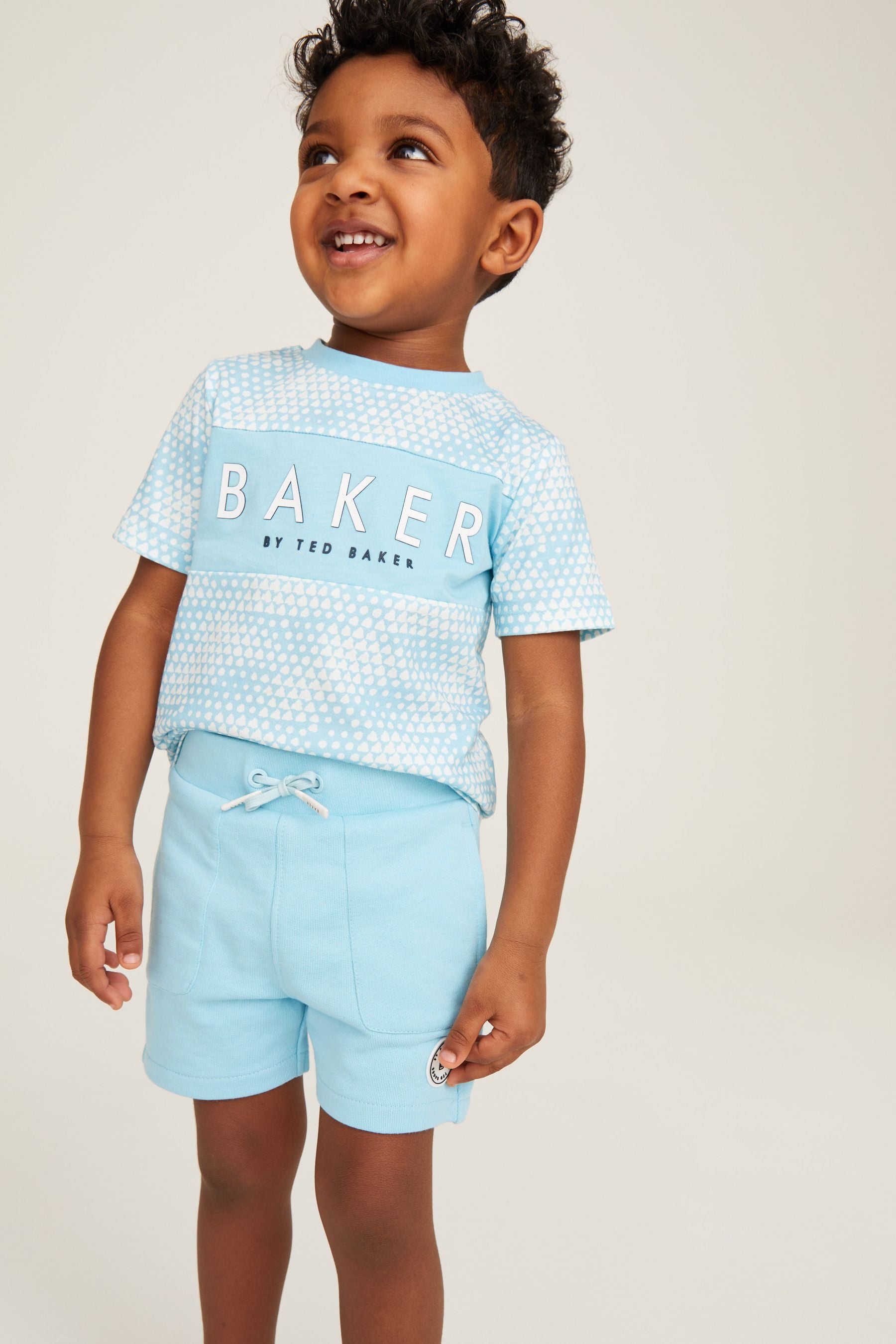 Blue Baker by Ted Baker Blue Short And T-Shirt Set