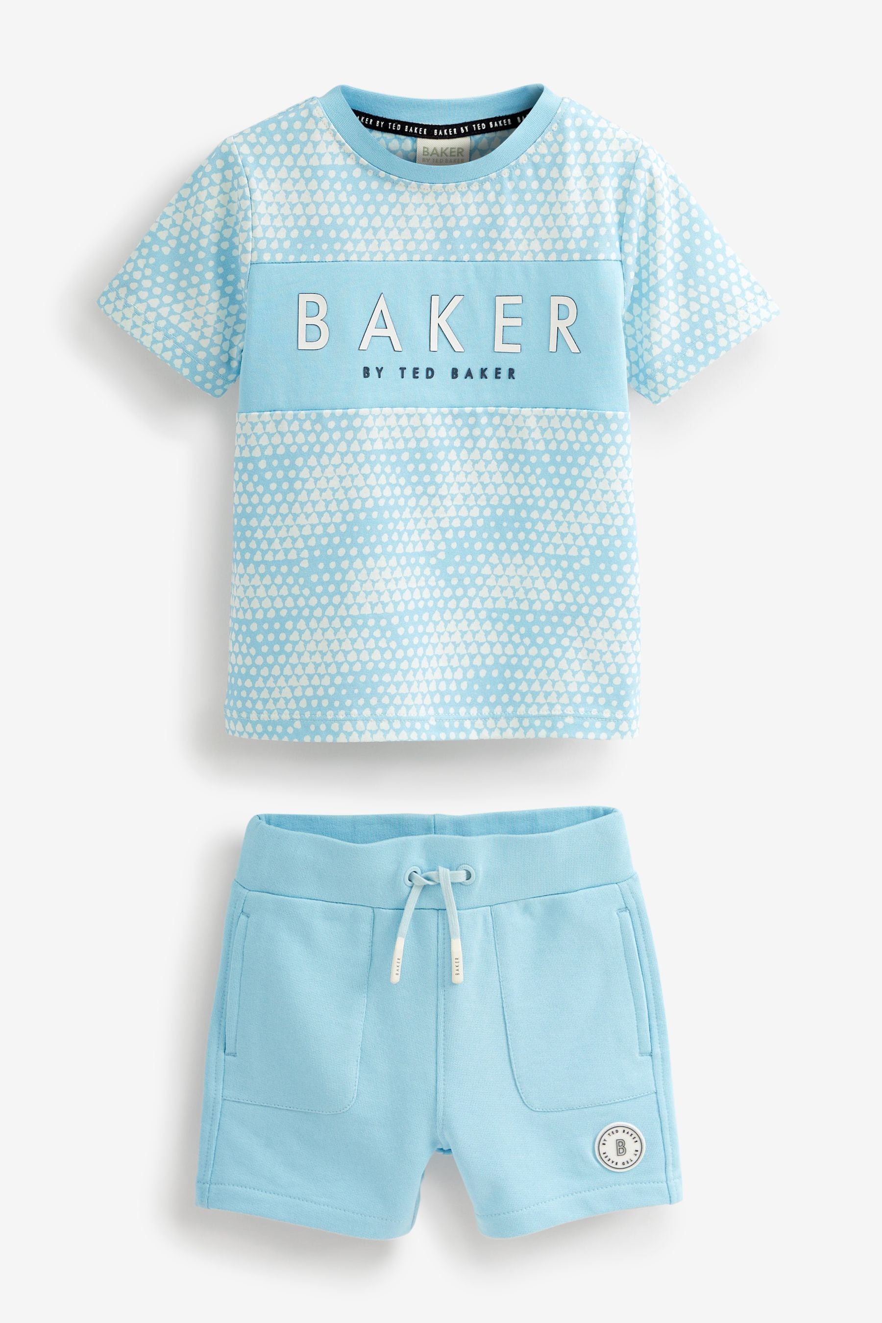 Blue Baker by Ted Baker Blue Short And T-Shirt Set