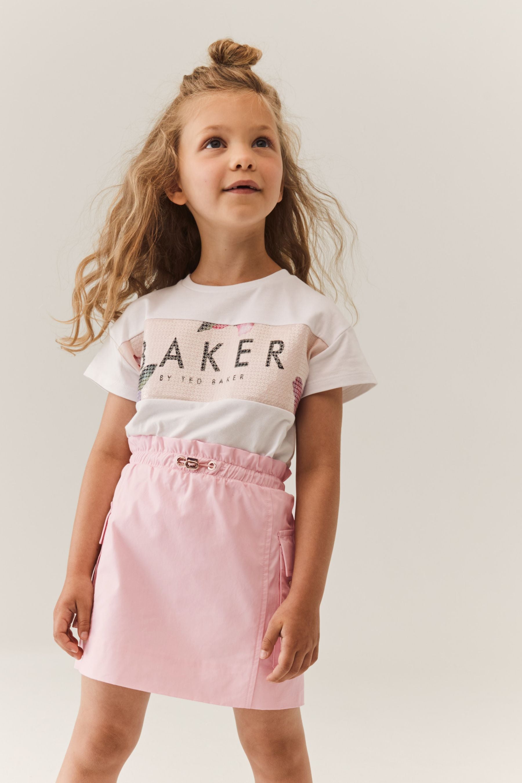 Pink Baker by Ted Baker Pink Cargo Skirt